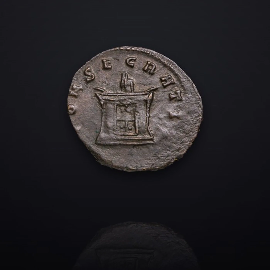Roman Empire. Claudius II. Antoninianus CONSECRATIO (No reserve price)
