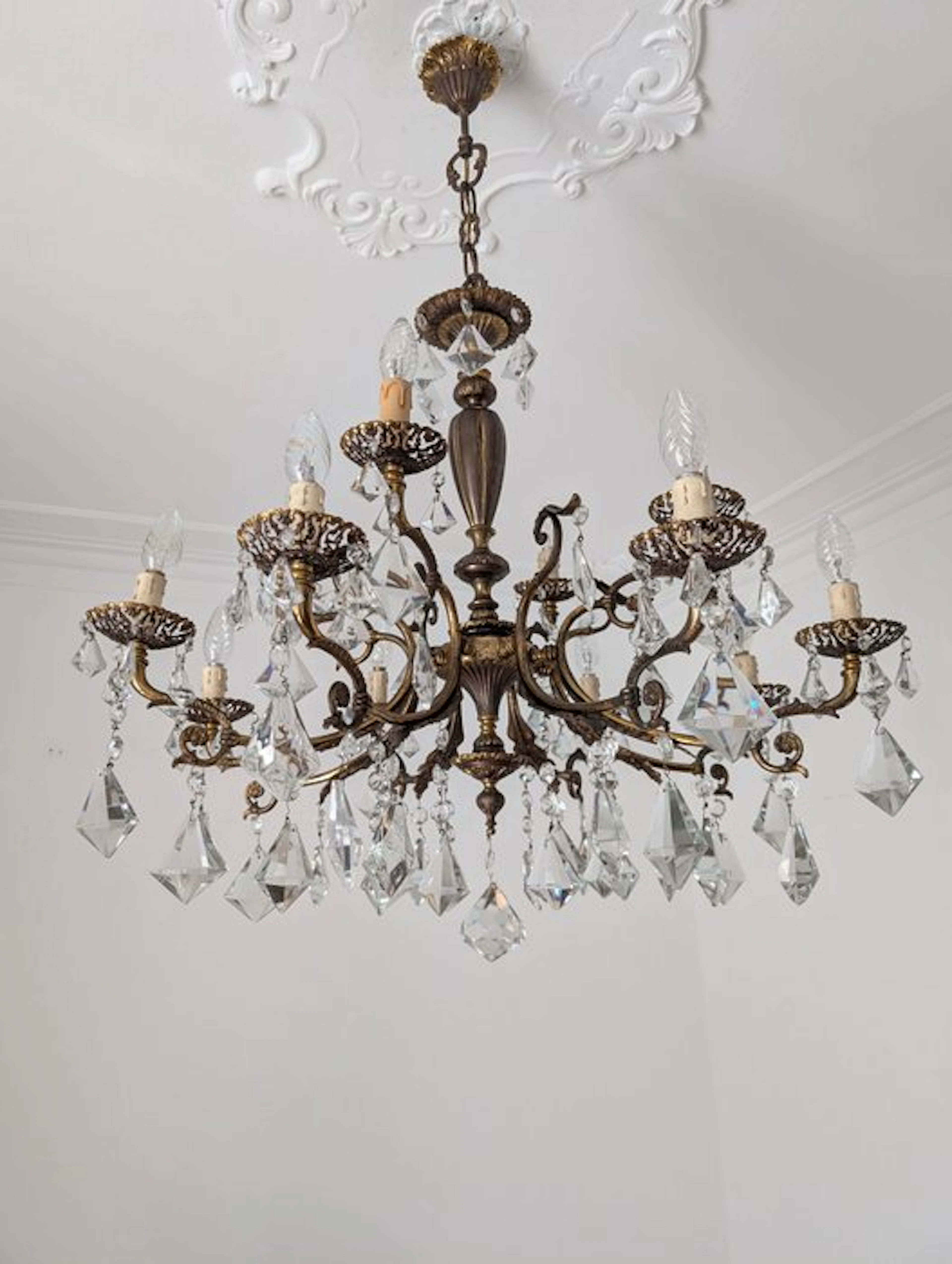 Chandelier - Crystal - Giant 12 lights