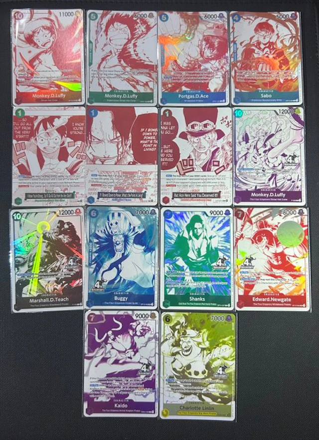 Bandai - 14 Card - One Piece - Monkey D