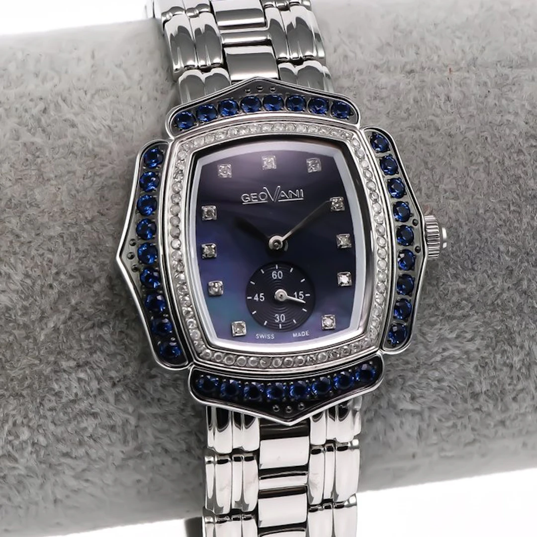 Geovani - Swiss Diamond Watch - GOL593-SS-D-9 - No...