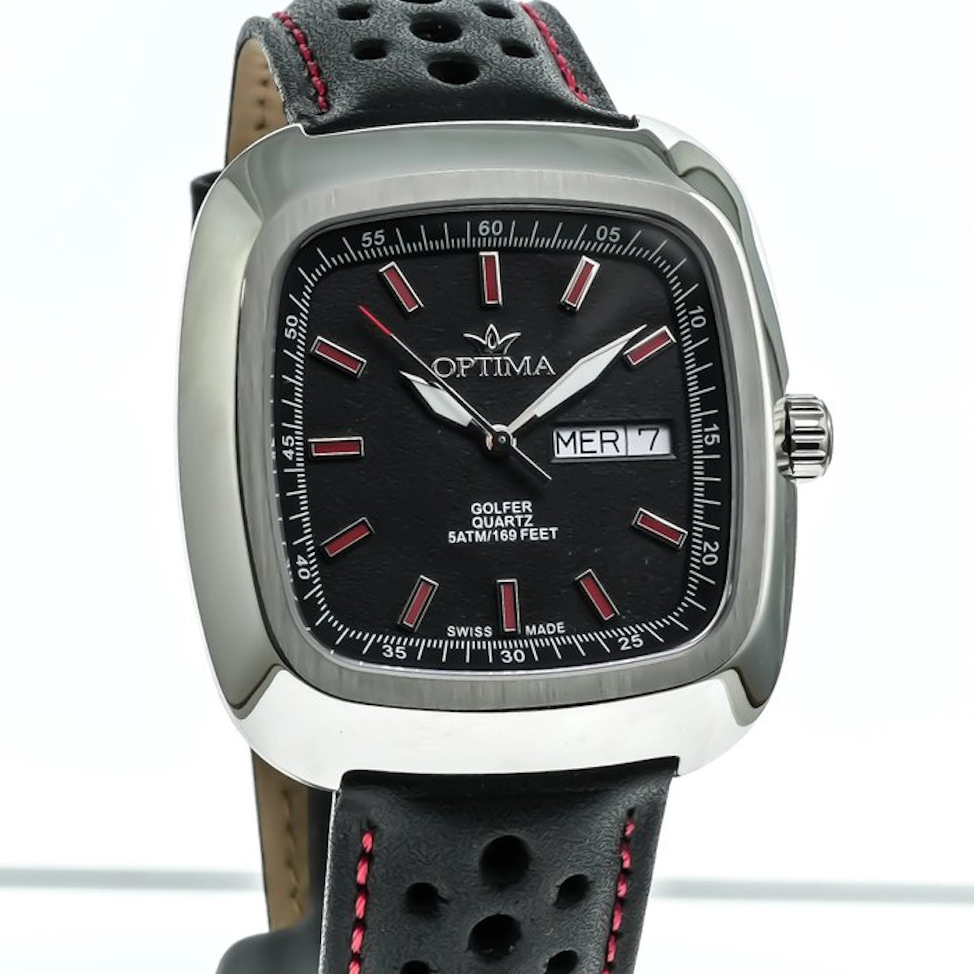 Optima - Golfer Swiss Made Watch - OSM487-SL-3 - No...