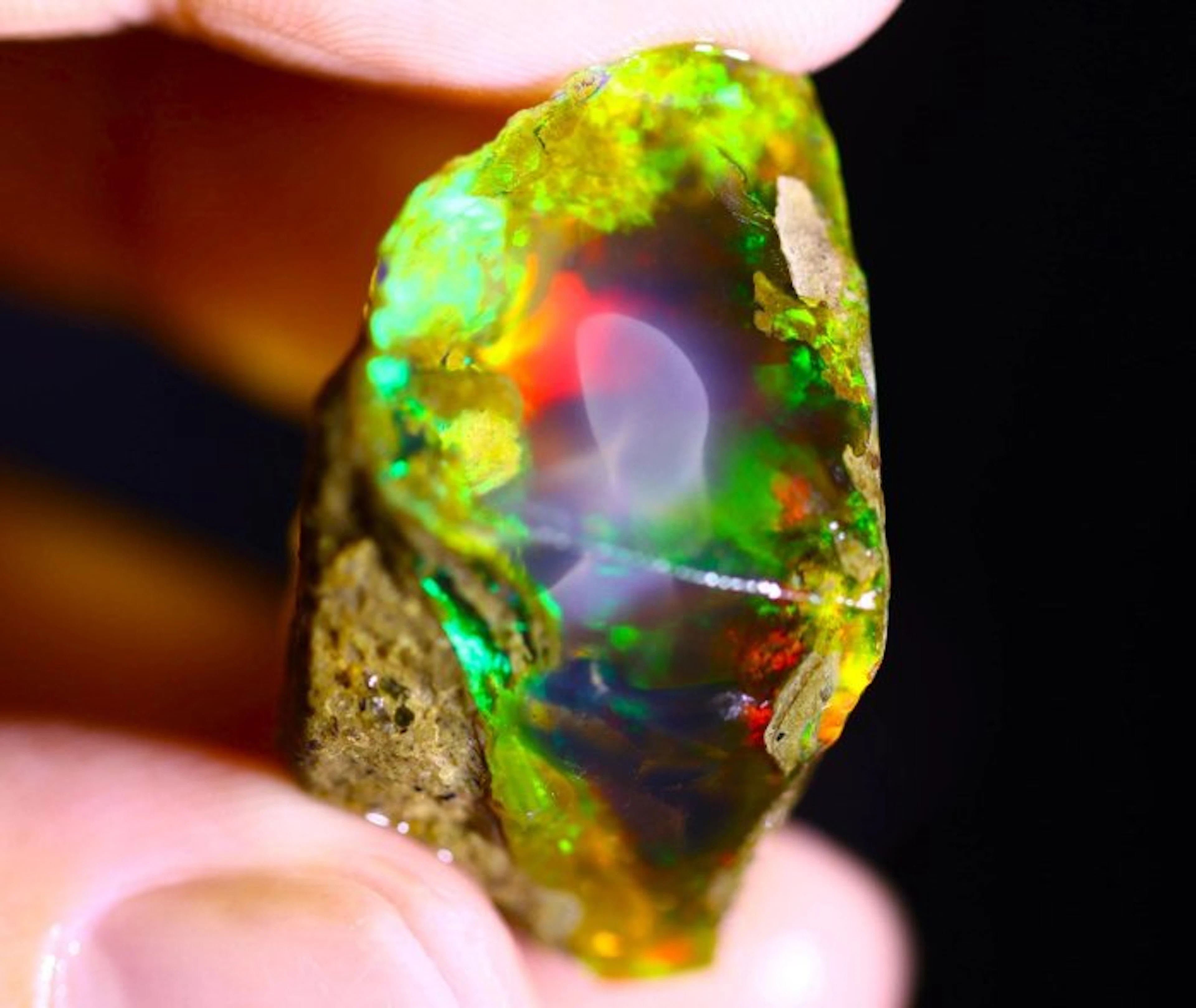50.5 cts - Wonderful Natural Crystal Opal - Rough...