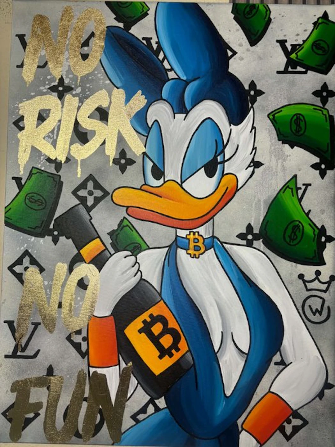 Xavier Van Walsem (1980) - Daisy duck no risk no fun...