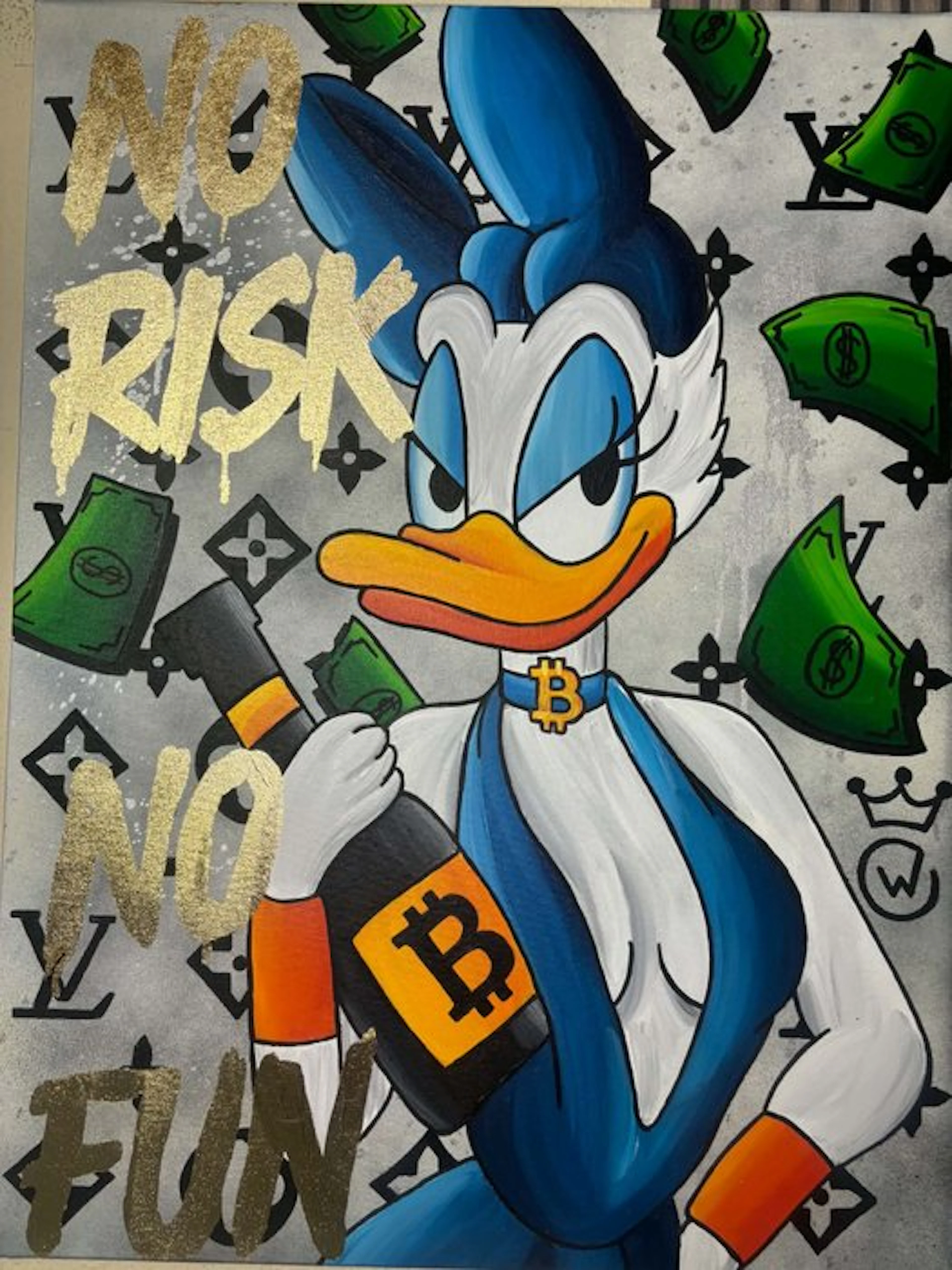 Xavier Van Walsem (1980) - Daisy duck no risk no fun...
