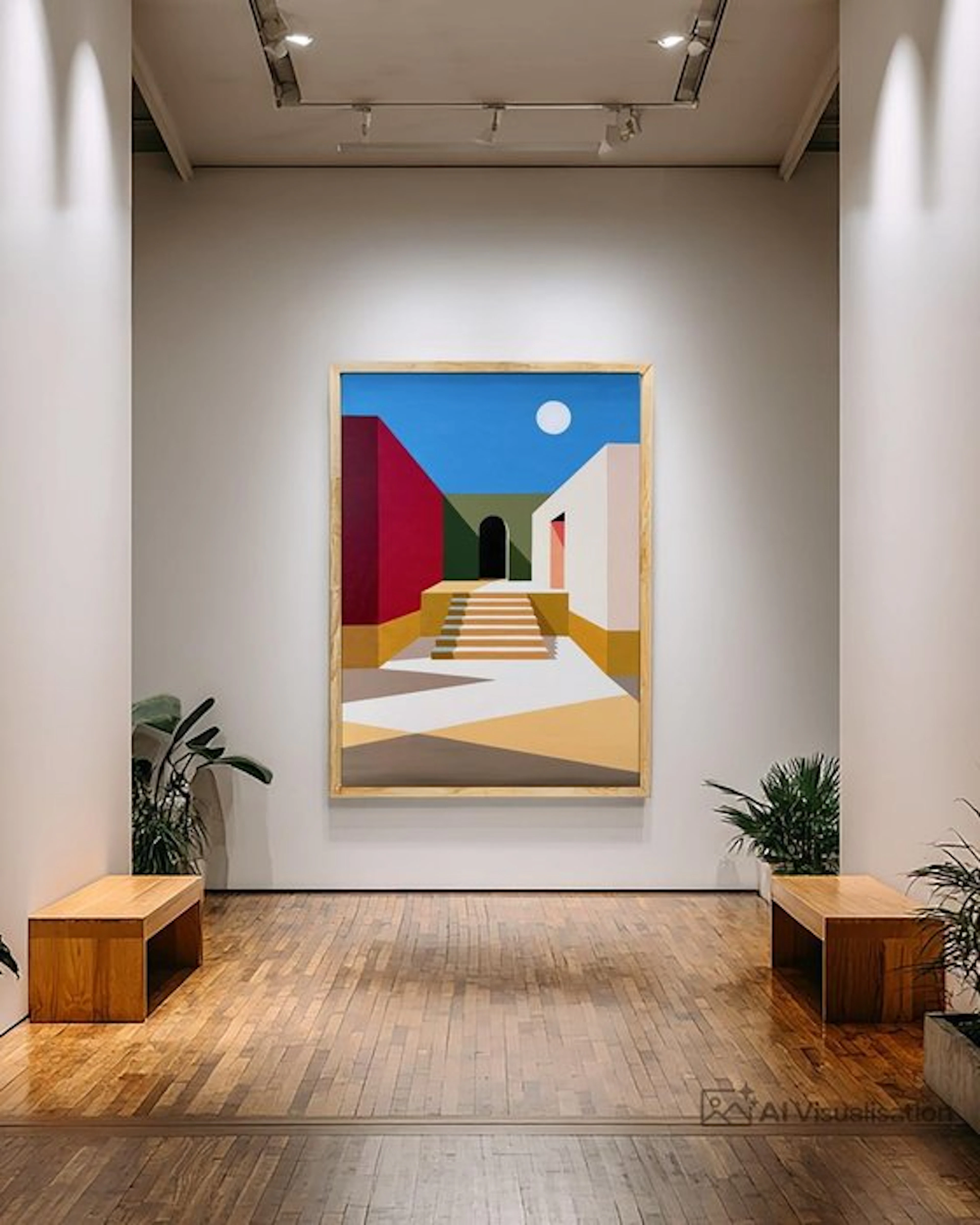 Nelson F. León - "Escalera de luz" XL