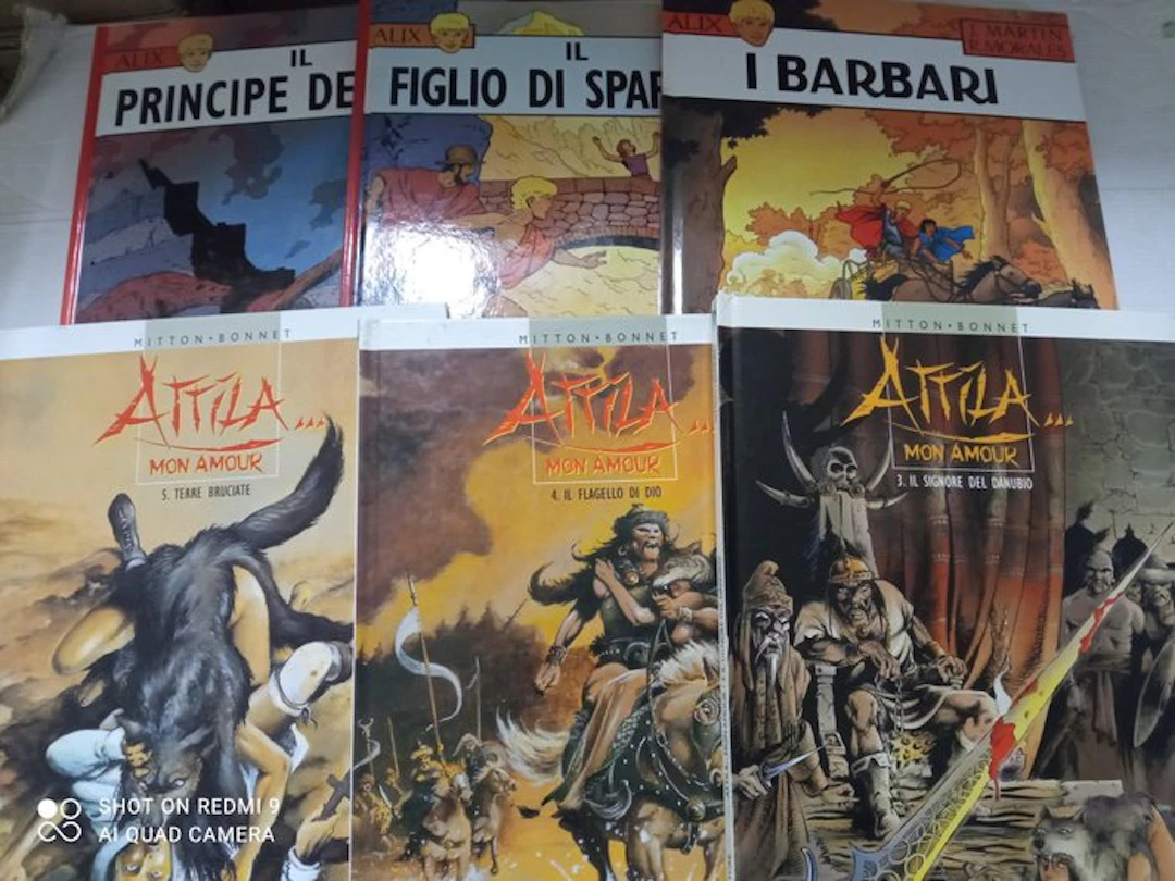 6 x vol. Attila e alix cartonati - 6 Comic - First edition