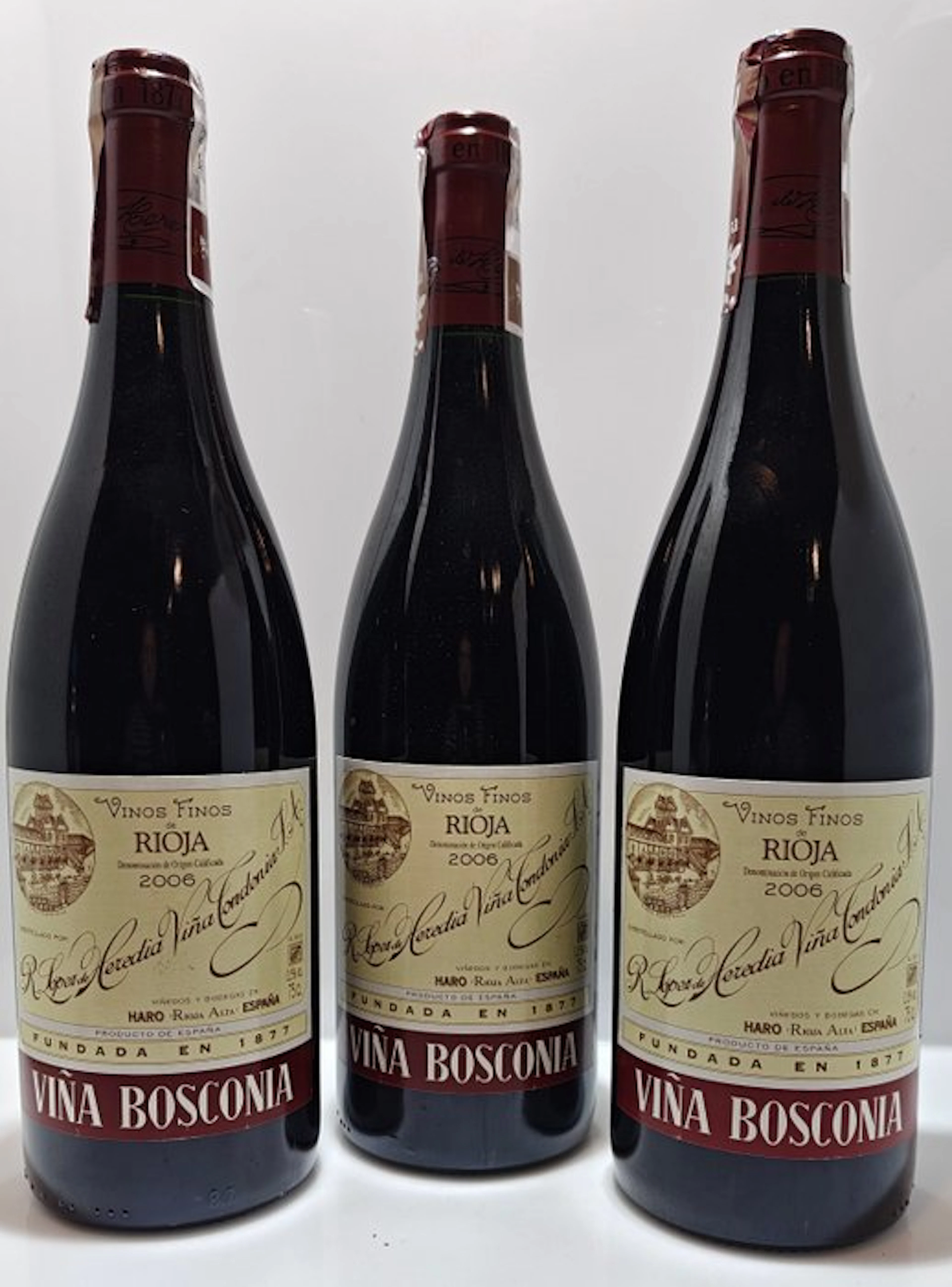 2006 R. Lopez de Heredia, Viña Bosconia - Rioja Reserva - 3 Bottles (0.75L)