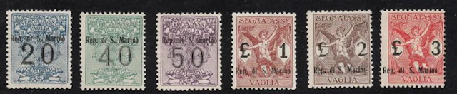 San Marino 1924 - Stamp for money orders MNH in excellent condition