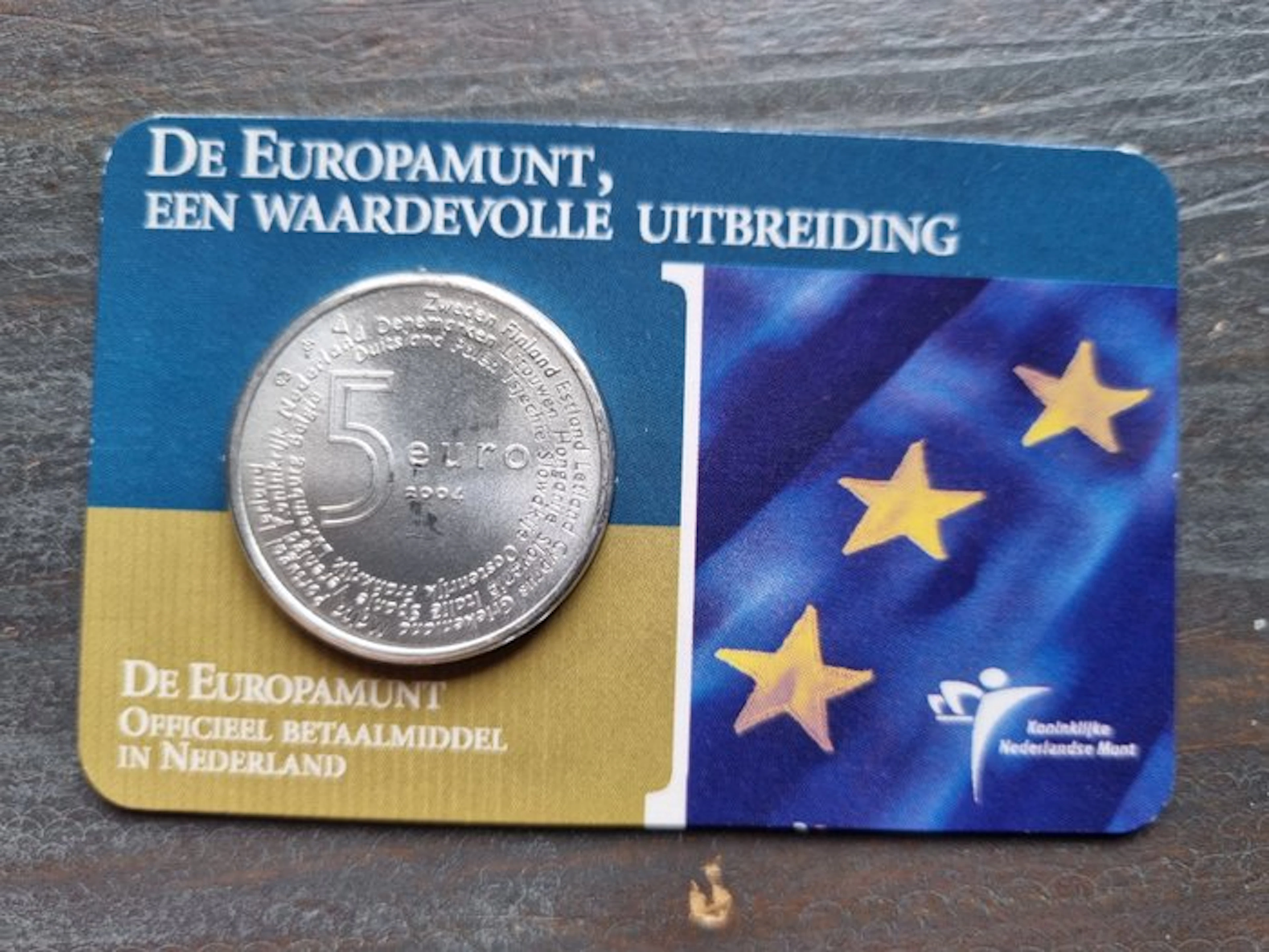 Netherlands. 5 Euro 2004 "Europamunt"