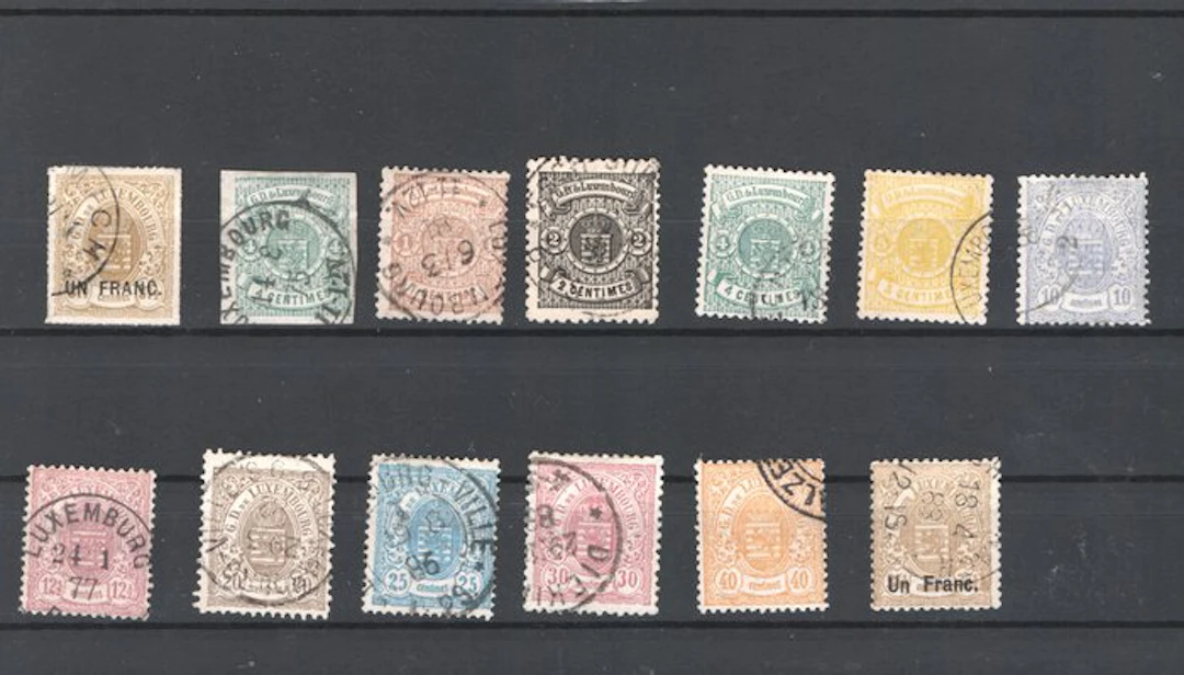 Luxembourg 1872/1880 - Luxembourg Classical used.