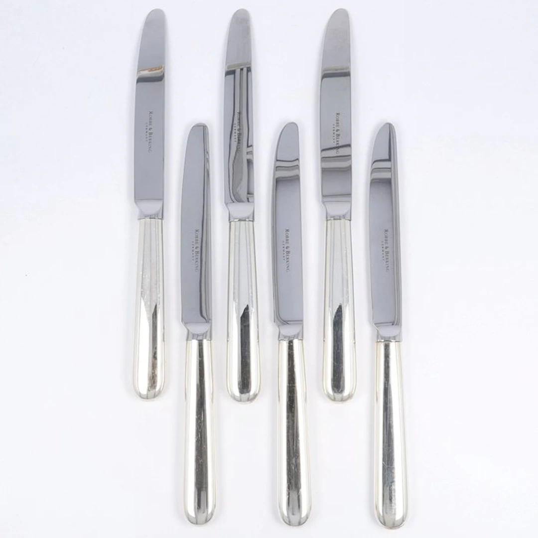 Robbe & Berking - Dinermes - Cutlery set (6) - .925 silver
