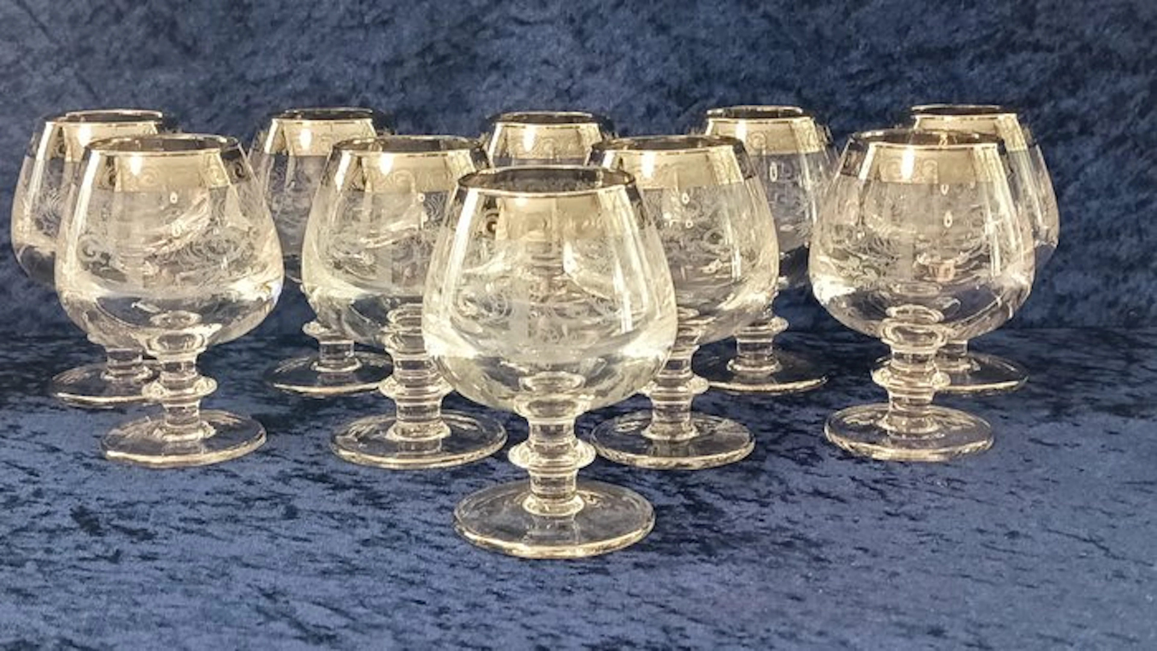 Drinking service (10) - Murano glass