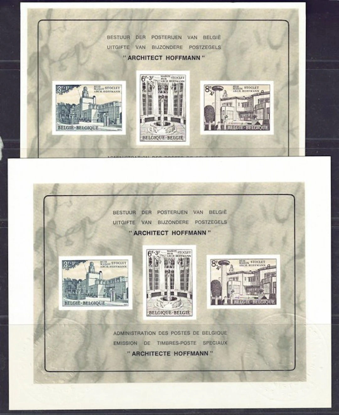 Belgium 1965 - Luxevelletje Hofman in 2 different sizes - rarely offered