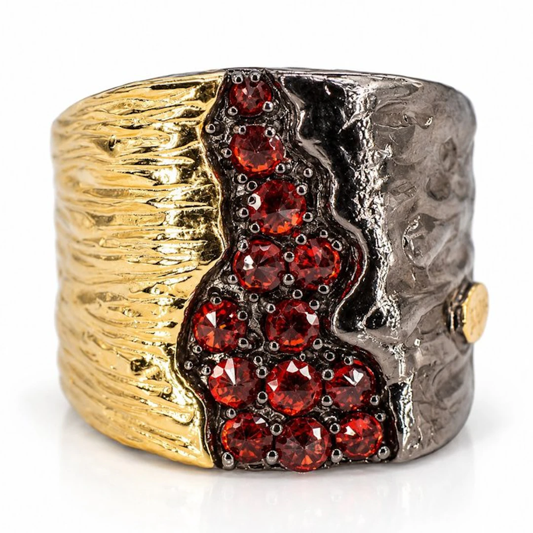 No reserve price - Ring Gold-plated