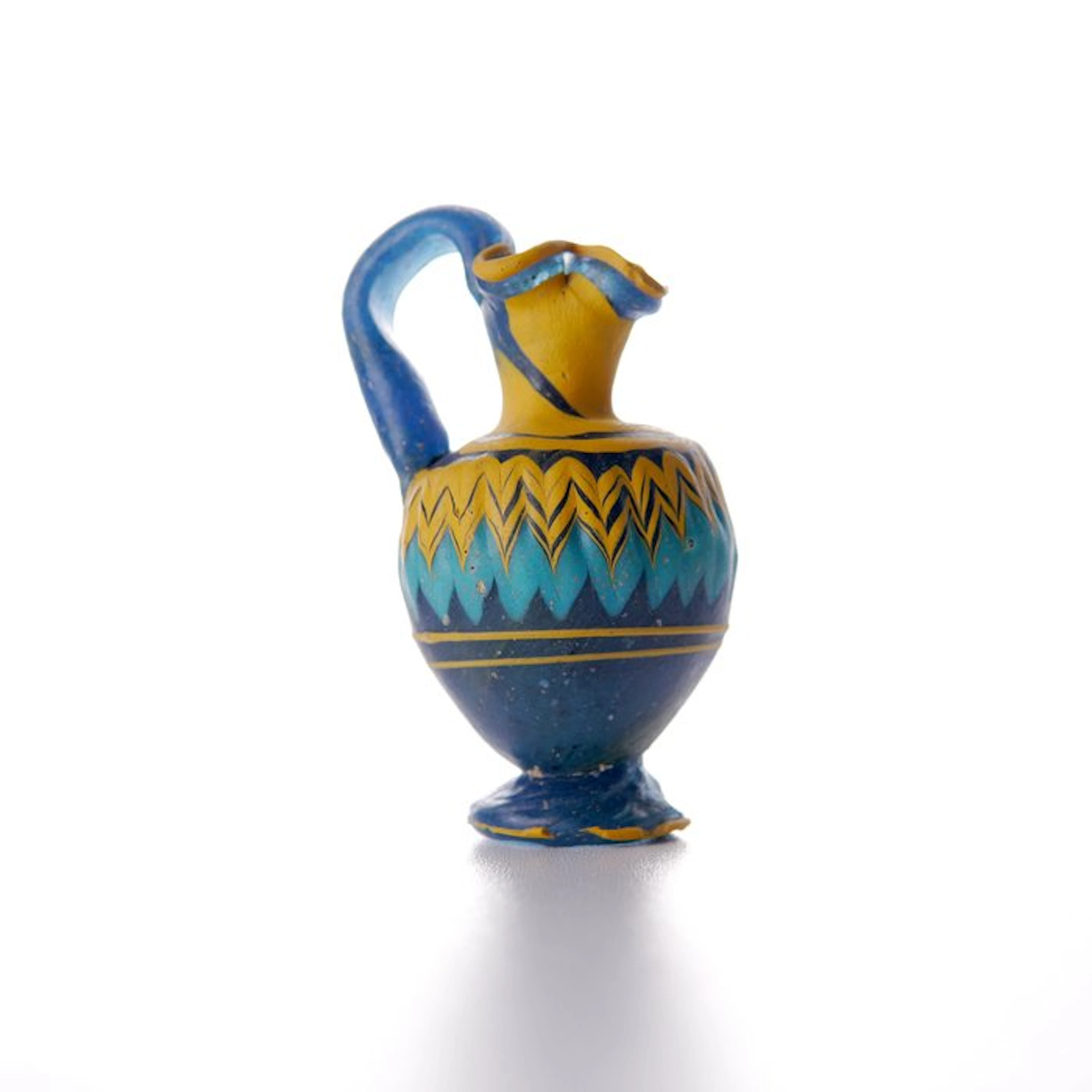 Phoenician Glass Oinochoe, With TL Test - 9.1 cm