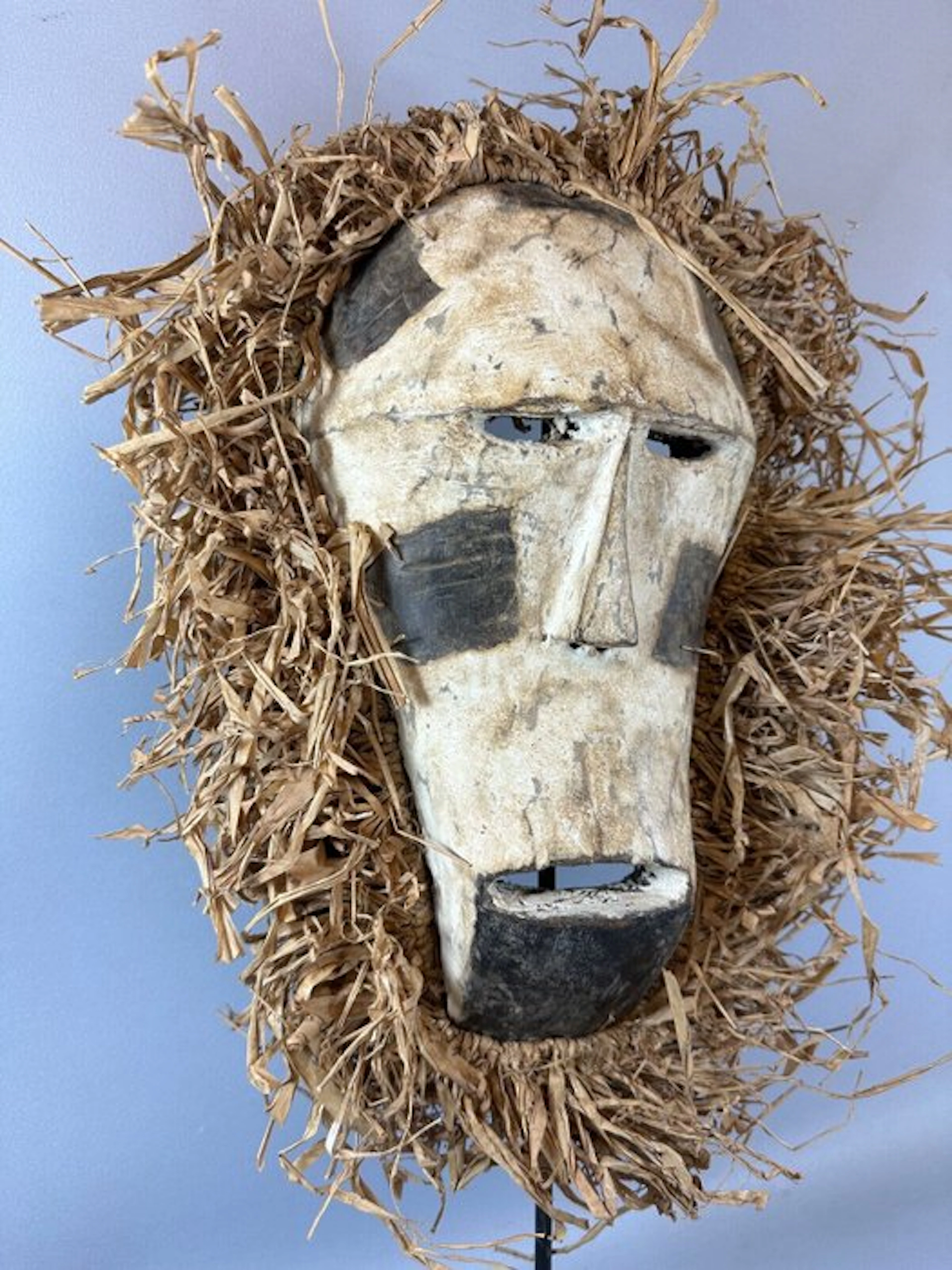 Old African Baali Ndaaka mask provincie Ituri - Congo. (No reserve price)