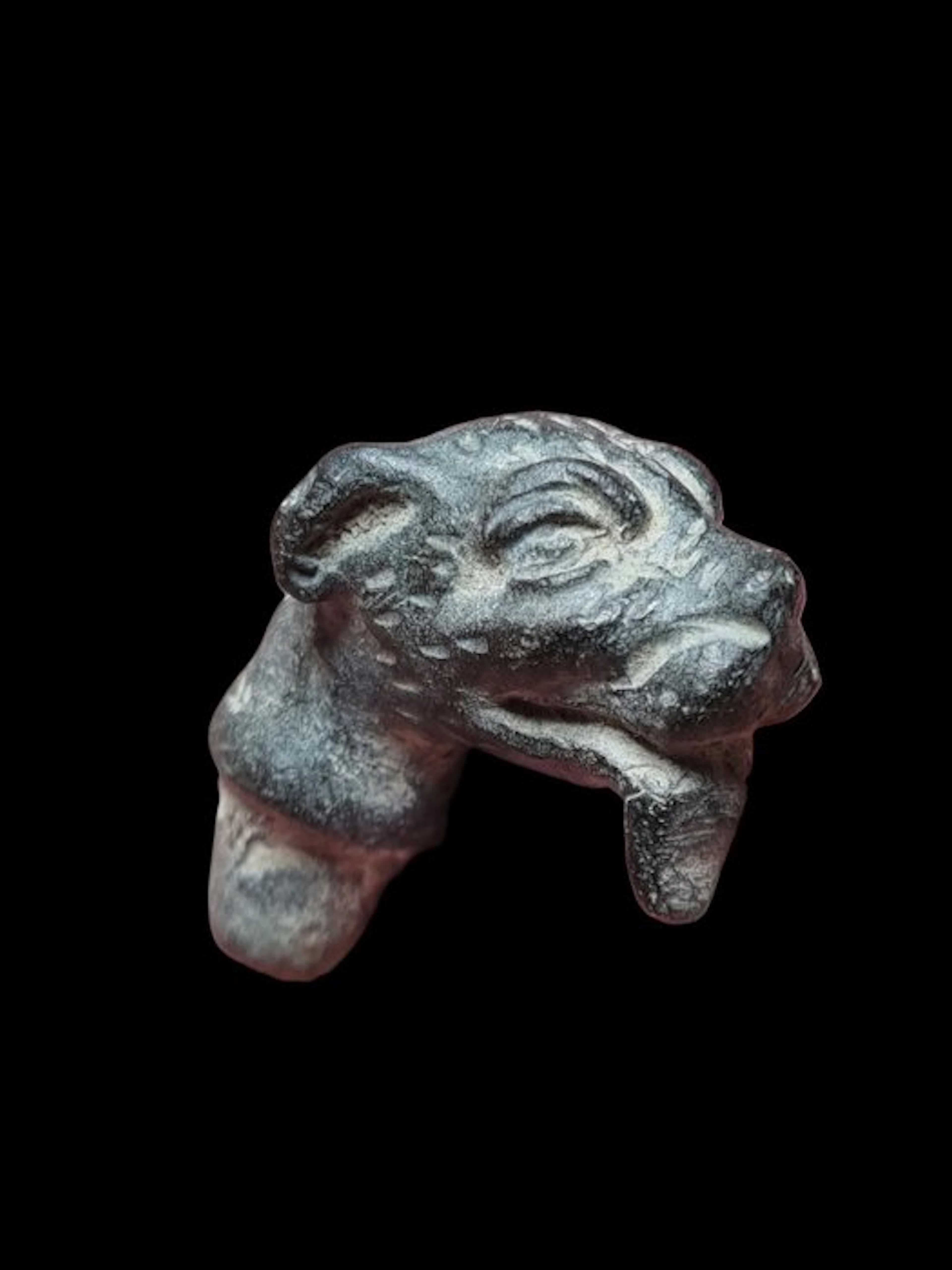 Ancient Roman Bronze, Interesting Stunning Tiger (Fitting)