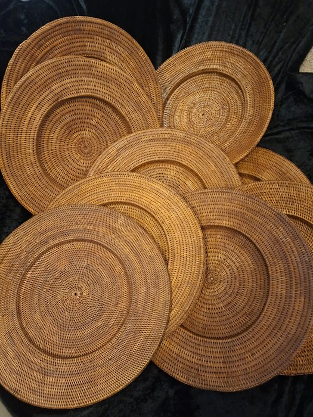 Serving plate (10) - Rattan
