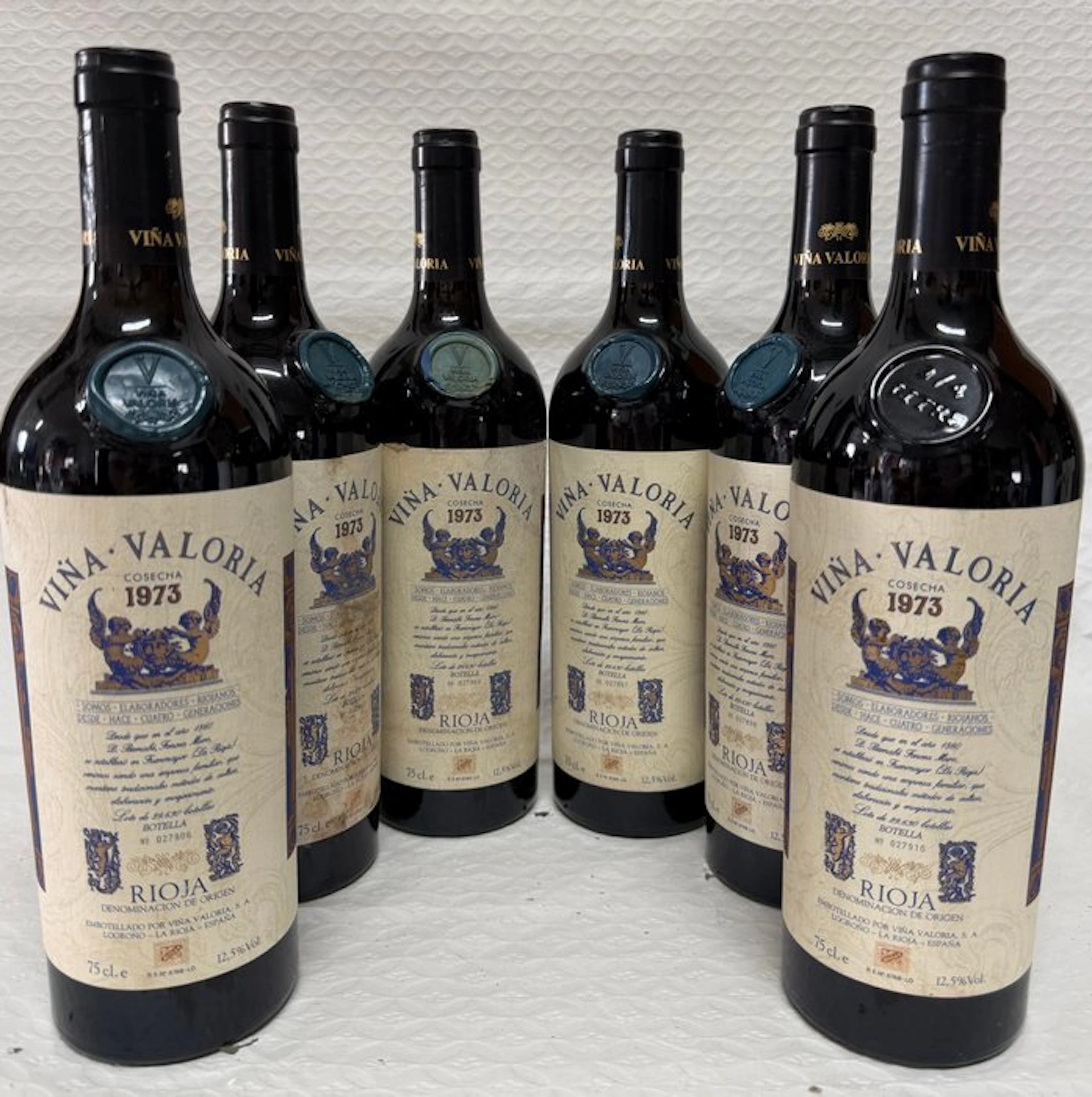 1973 Viña Valoria - Rioja Gran Reserva - 6 Bottles (0.75L)