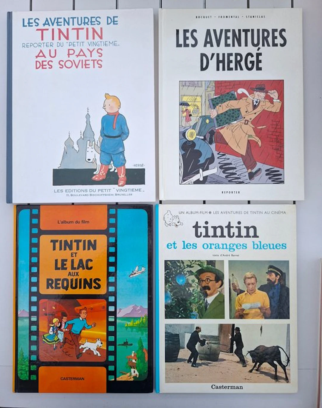 Tintin - 4x C - 4 Album - First edition/reprint