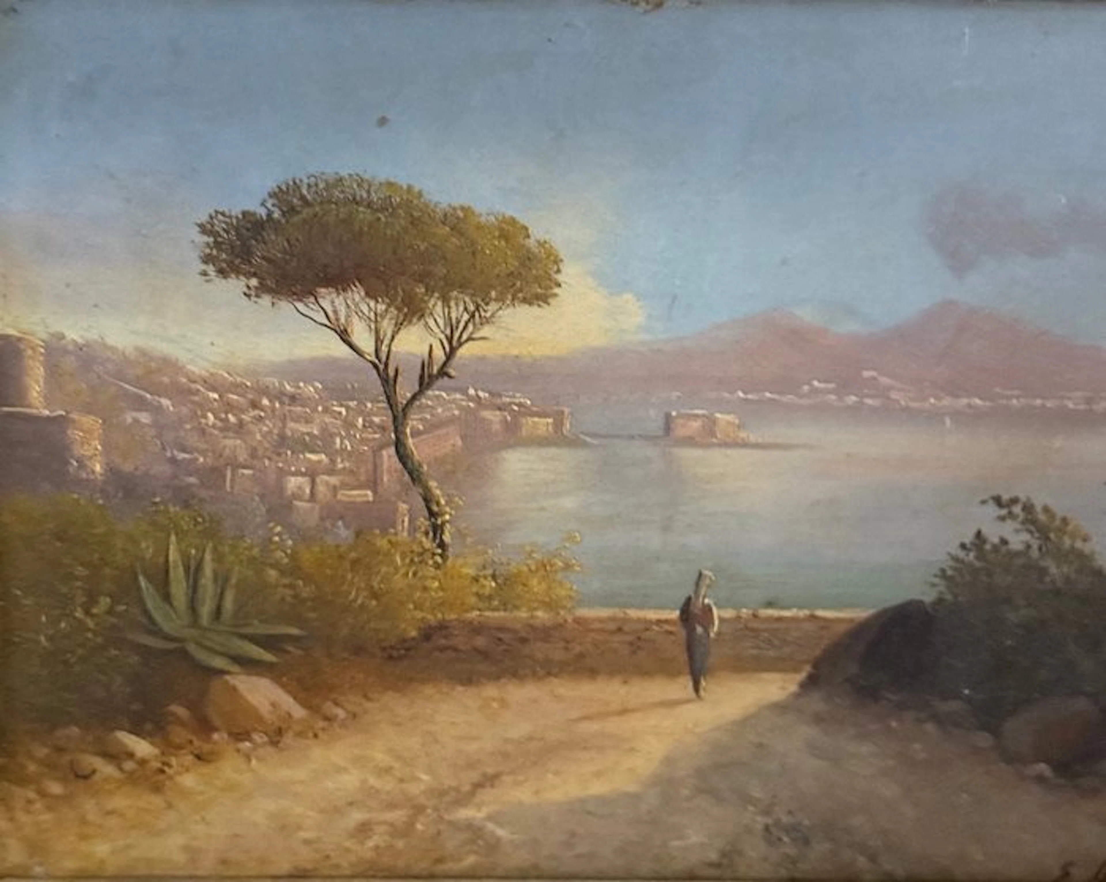 Enrico Altrui (XIX-XX) - Veduta di Napoli