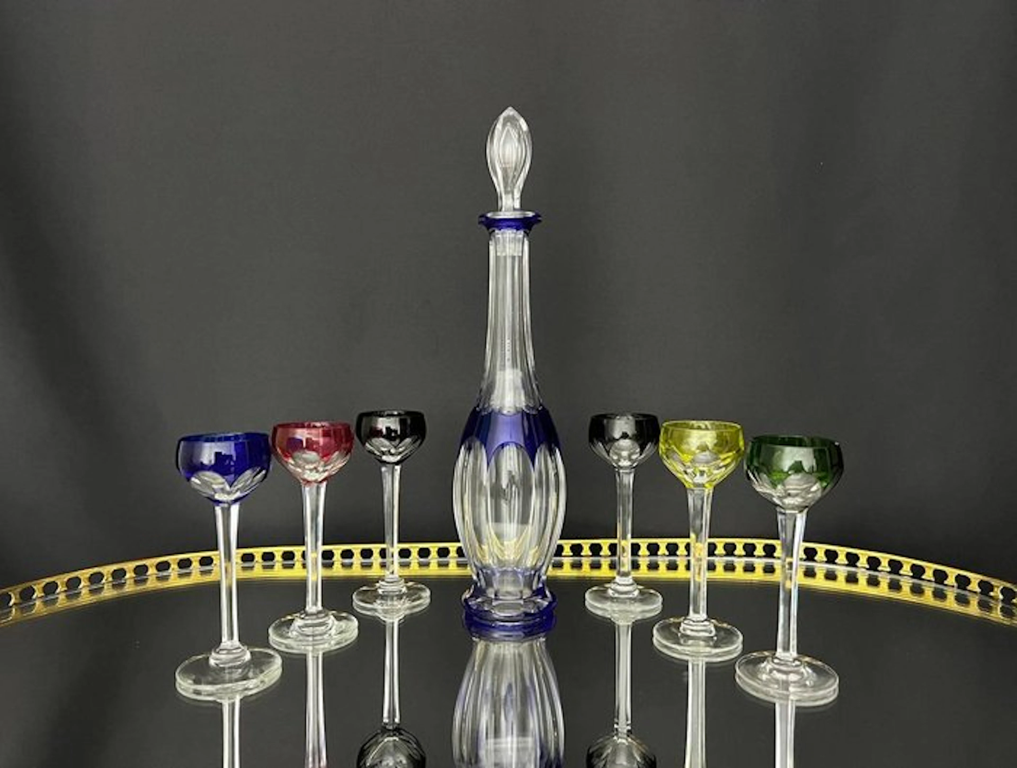 Saint Louis - Liquor set (7) - Crystal