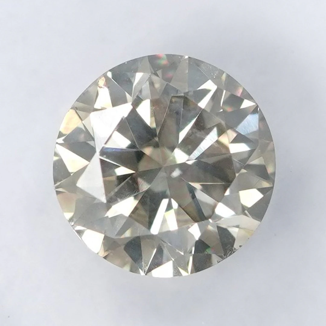1 pcs Diamond (Natural coloured) - 0.63 ct - Round...