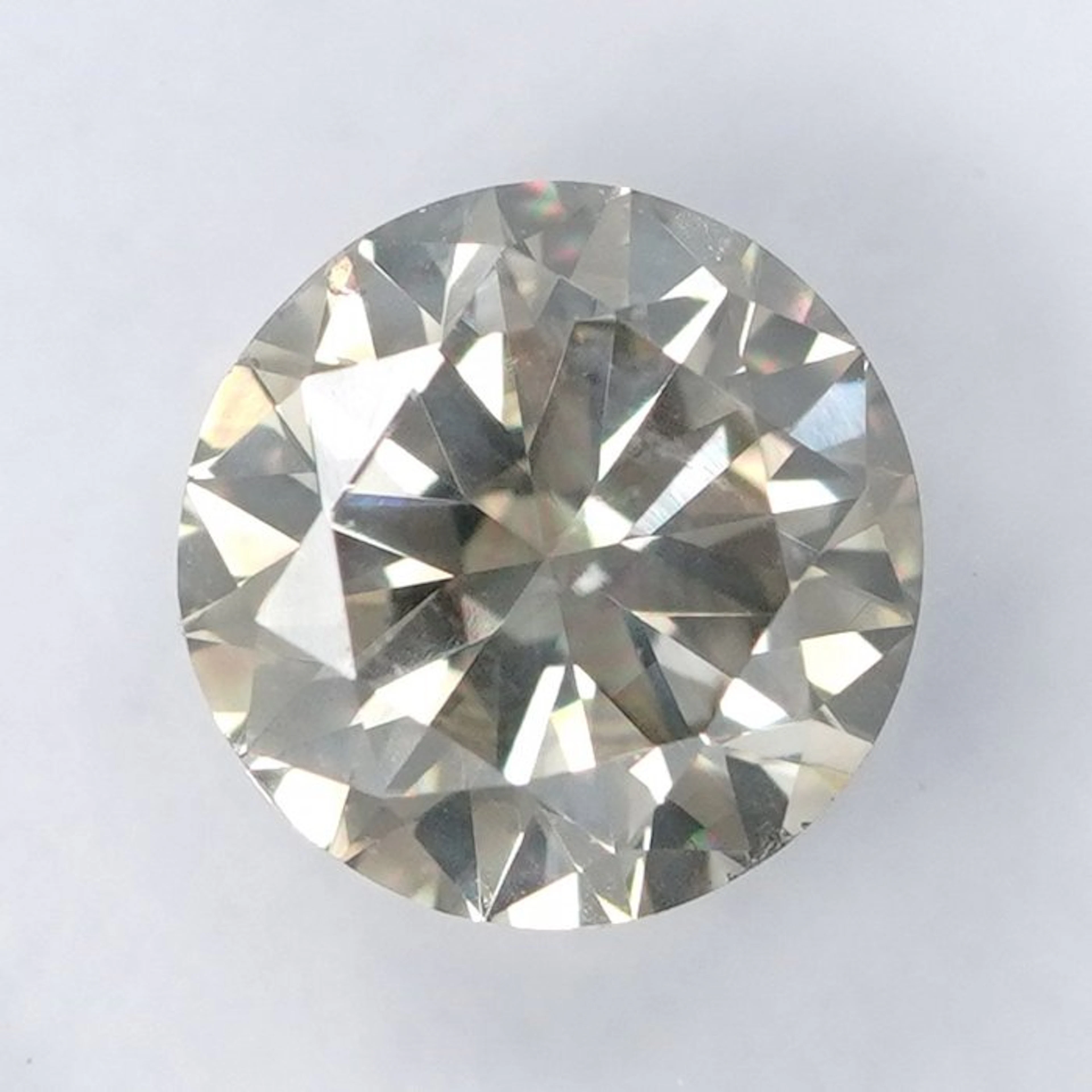 1 pcs Diamond (Natural coloured) - 0.63 ct - Round...