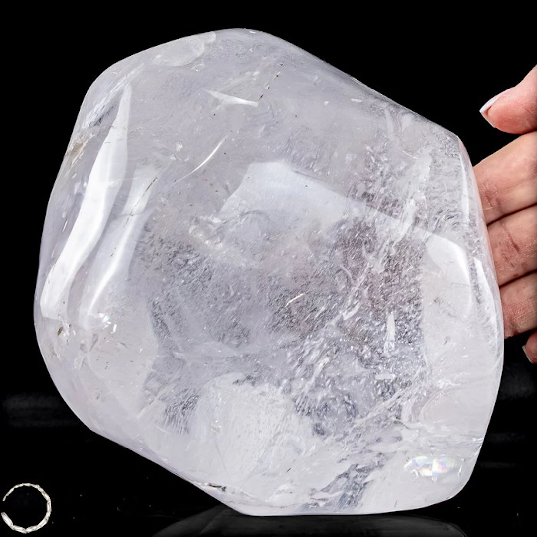 Majestic freeform from natural Lemurian quartz from...