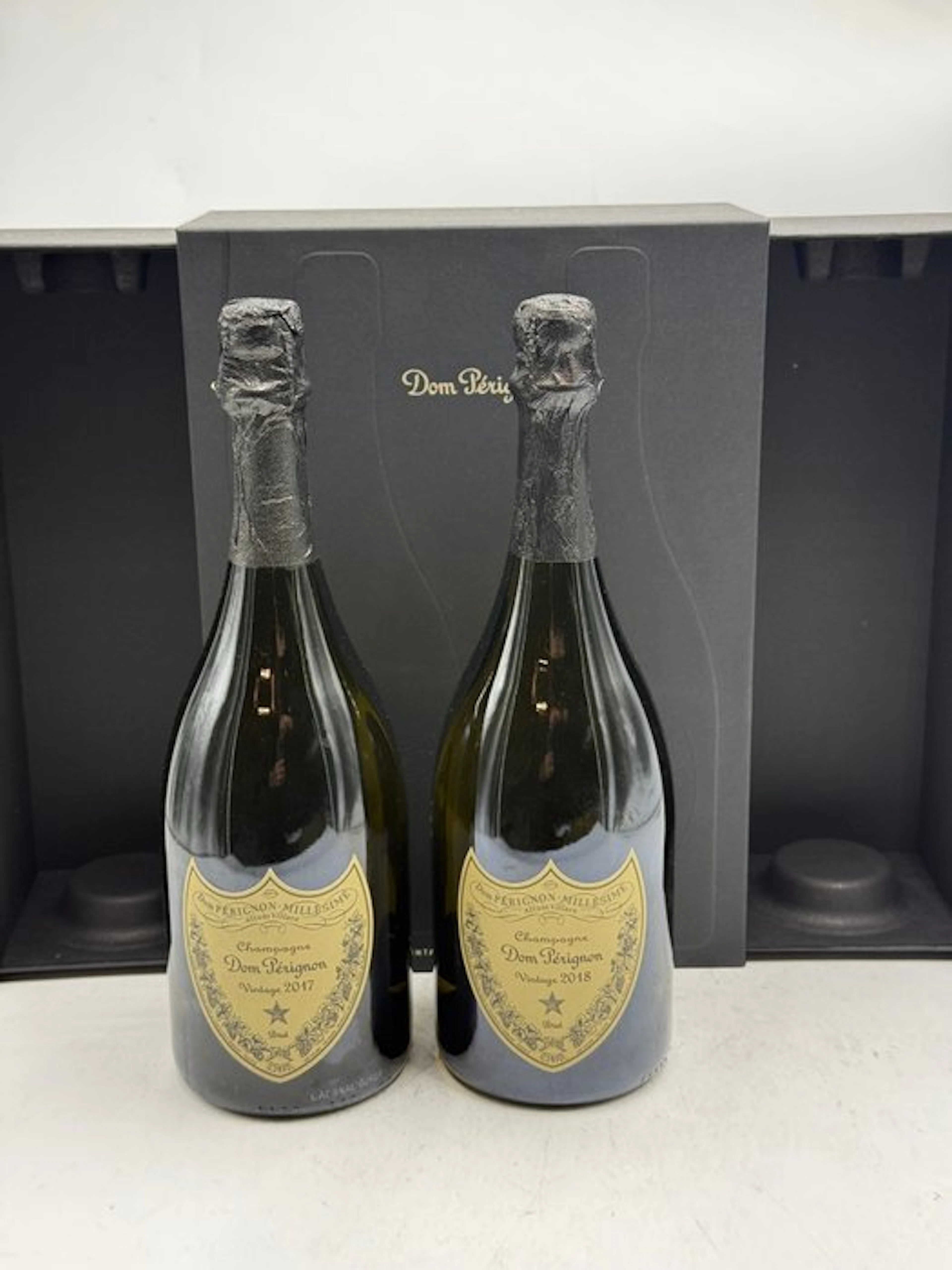 Dom Pérignon, 2017 & 2018 - Champagne Brut - 2 Bottles (0.75L)