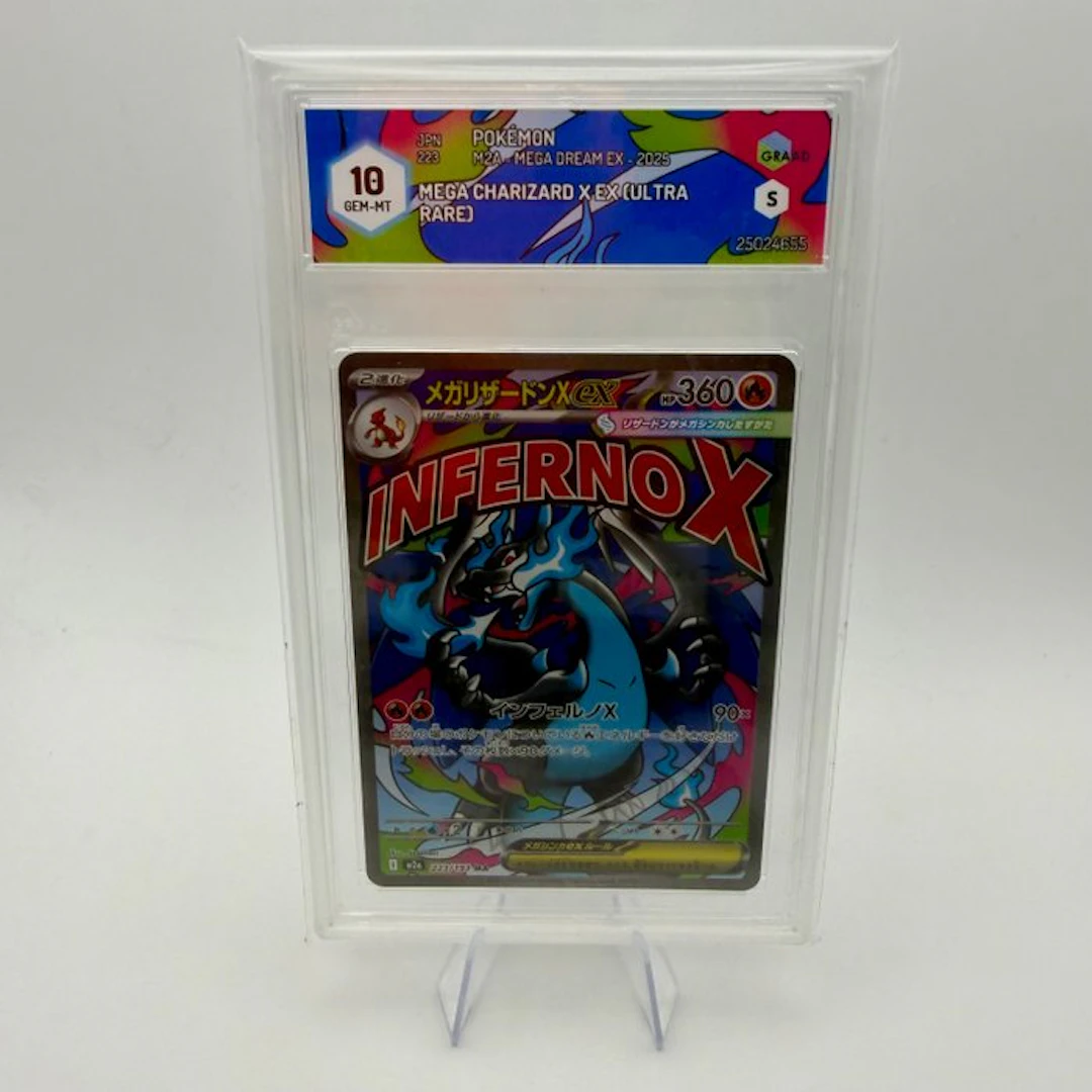 Pokémon - 1 Graded card - Charizard - Graad 10