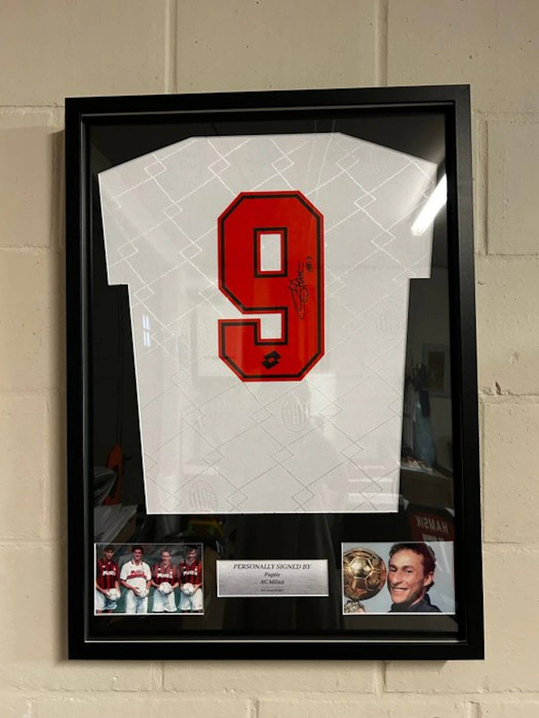 AC Milan - Italian competitions - Papin - Football shirt