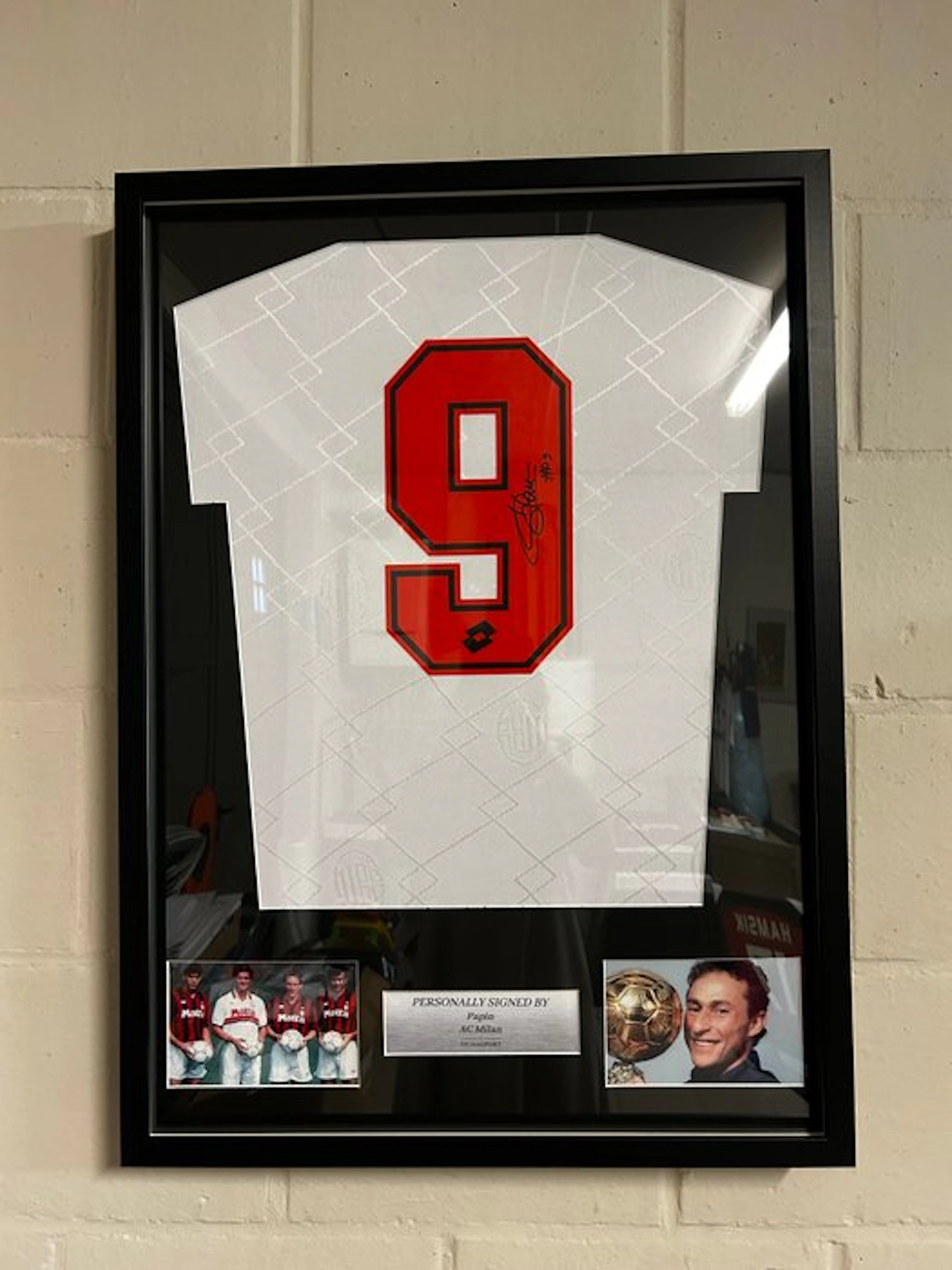AC Milan - Italian competitions - Papin - Football shirt