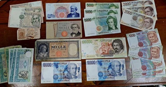 Italy. - 22 Banknotes - Various Dates (No reserve price)