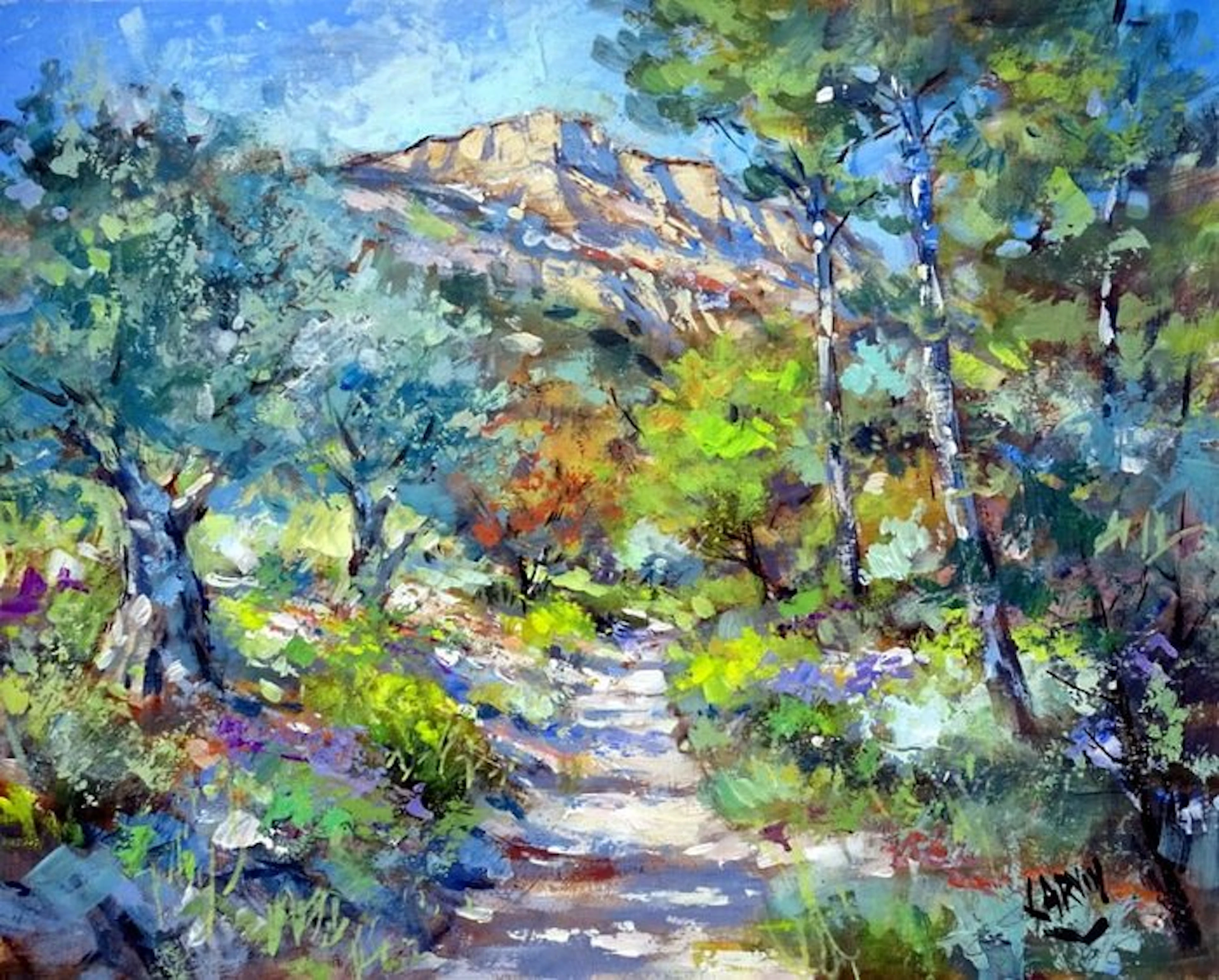 Claude Carvin (1956) - Chemin vers la Sainte Victoire