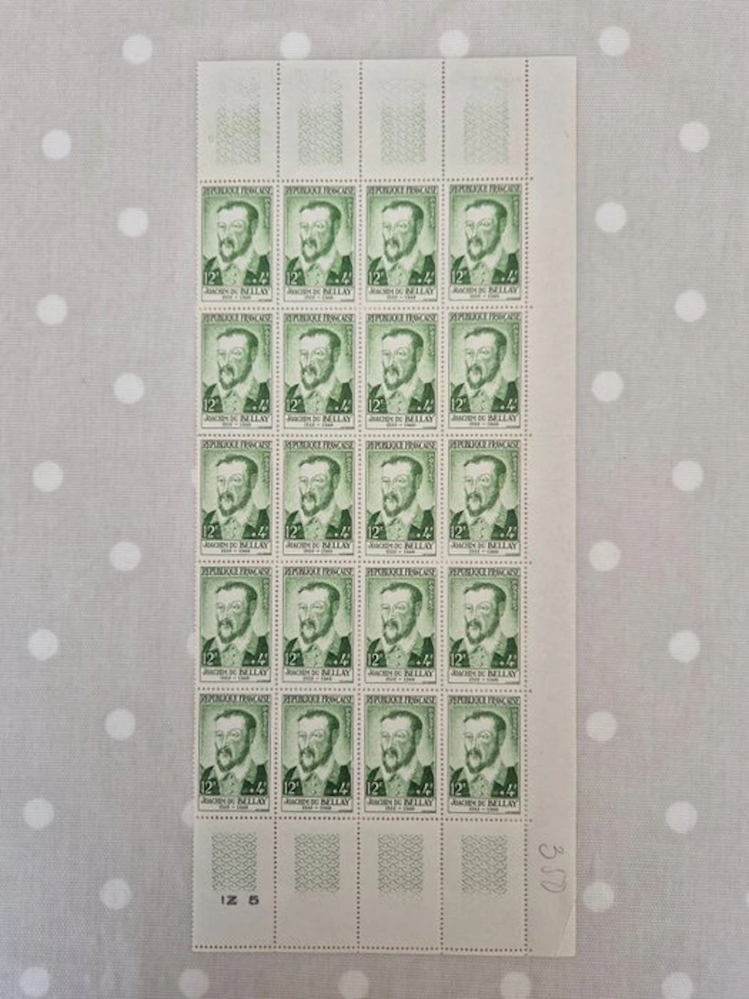 France 1958 - Series of "French Celebrities" No