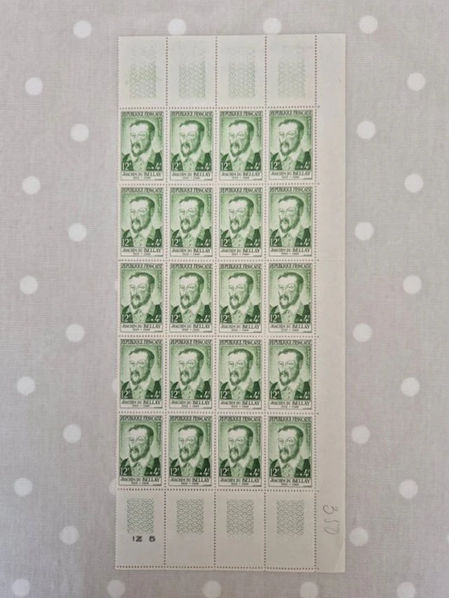 France 1958 - Series of "French Celebrities" No