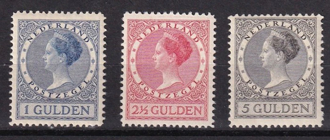 Netherlands 1926 - Wilhelmina - NVPH 163 - 165