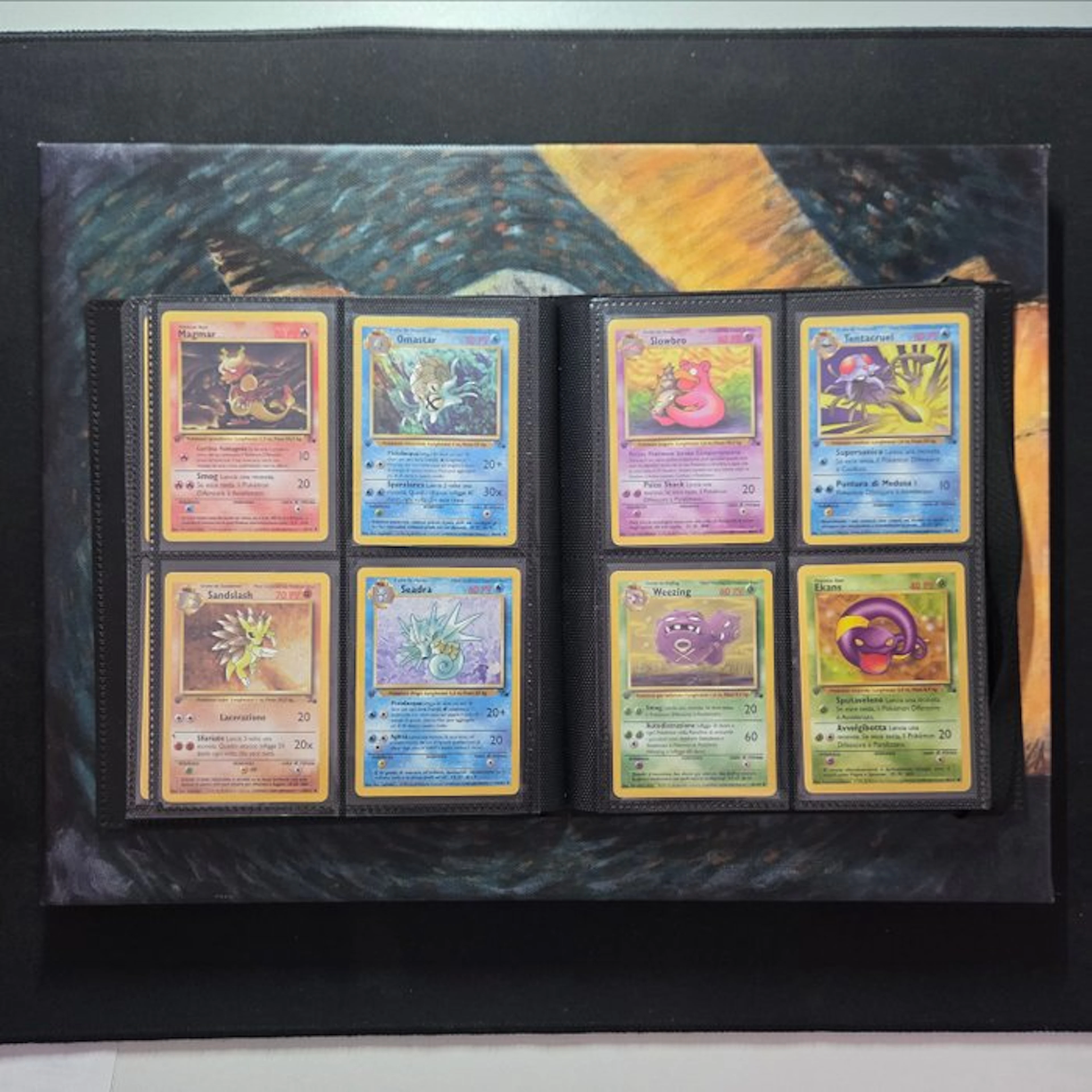 Complete album -1st Edition - Master Set - WOTC- Fossil