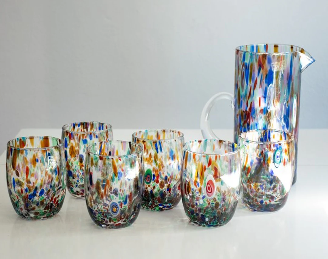 Ribes the Art of Glass - Mariana Iskra - Drinking set (7)...