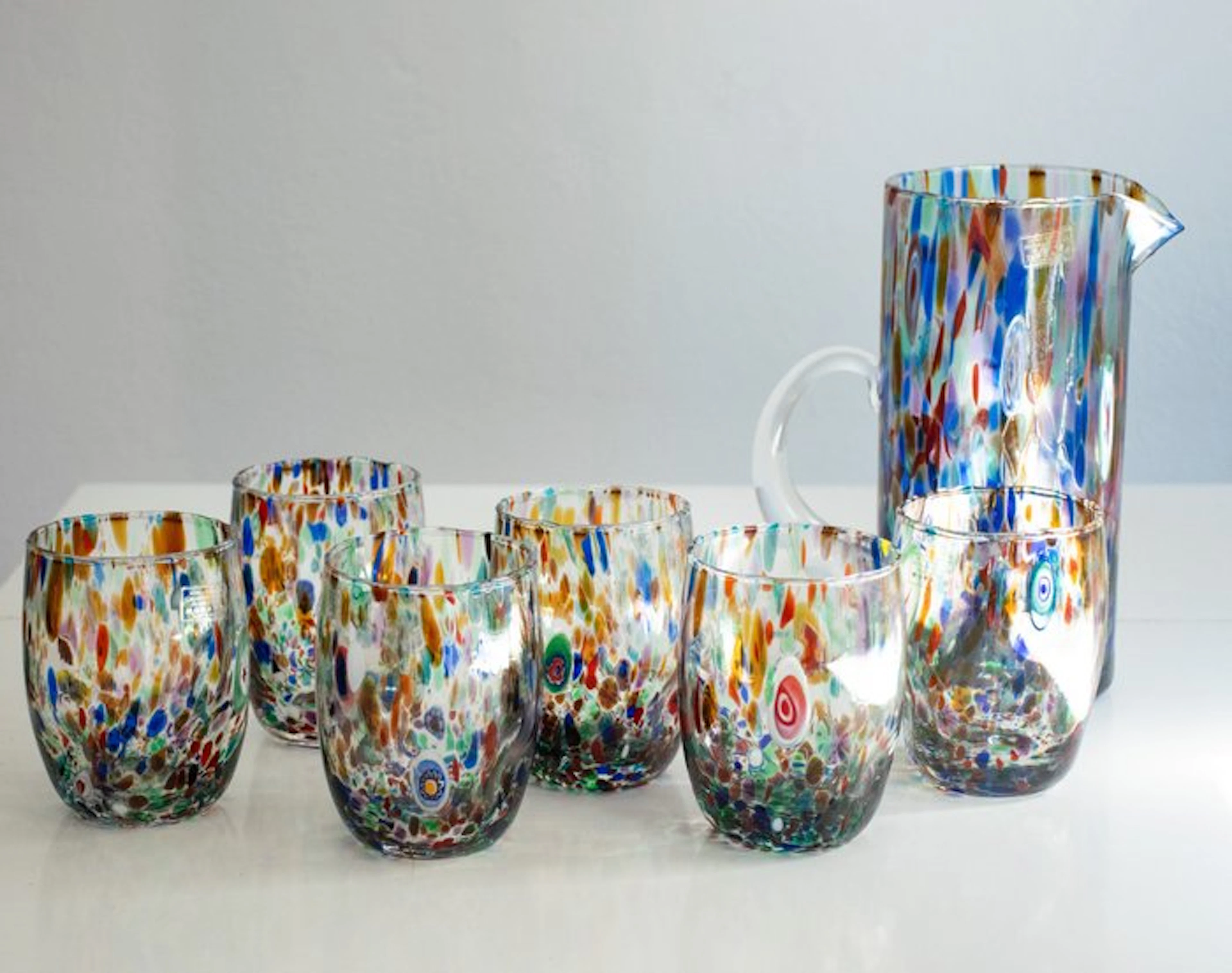 Ribes the Art of Glass - Mariana Iskra - Drinking set (7)...