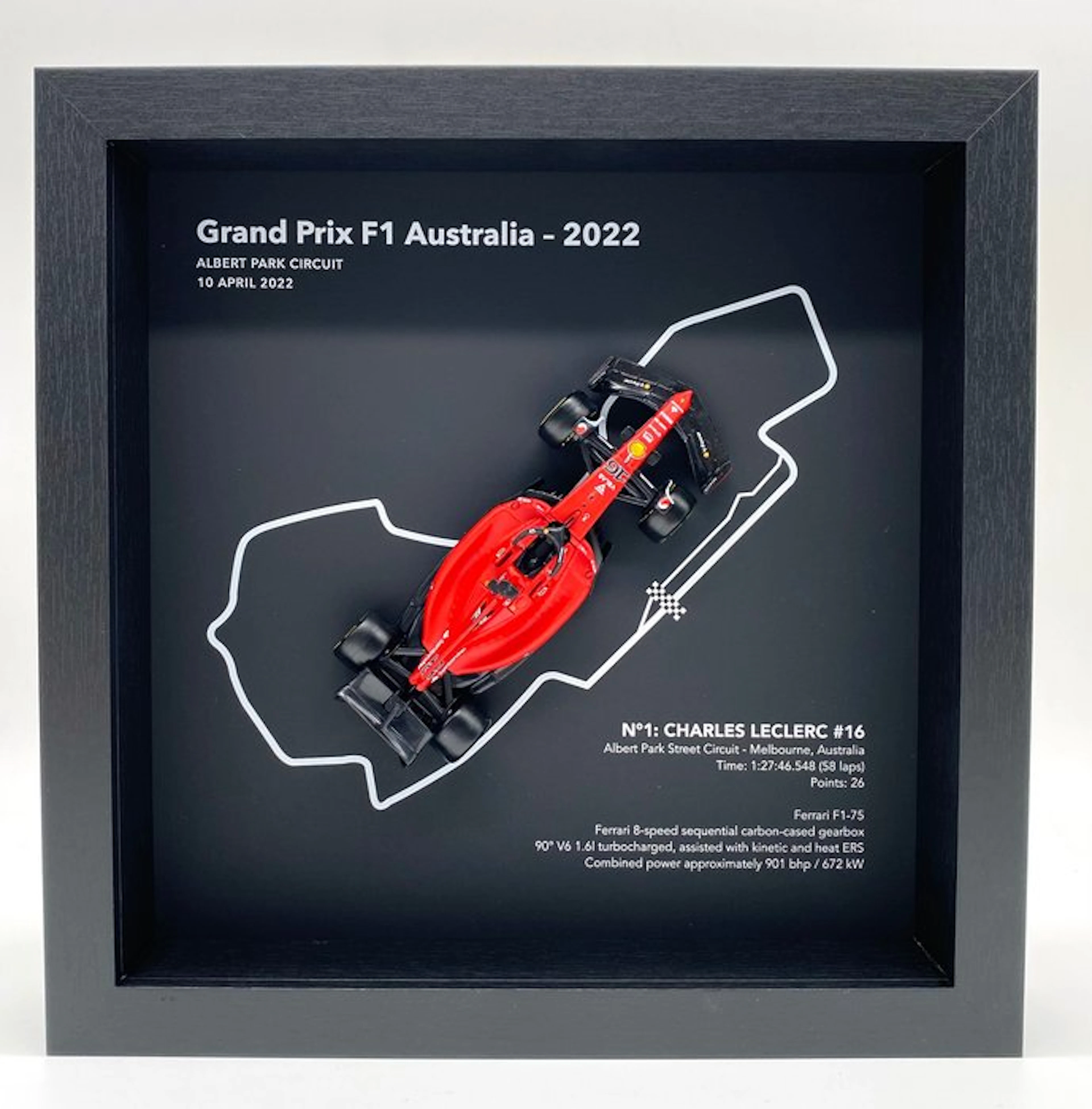 Artwork - Ferrari - Charles Leclerc - Australia 2022