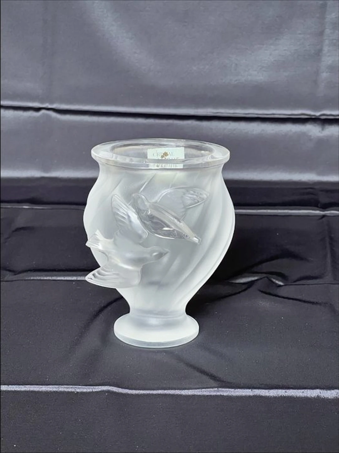 Lalique - Vase - Rosine - Crystal