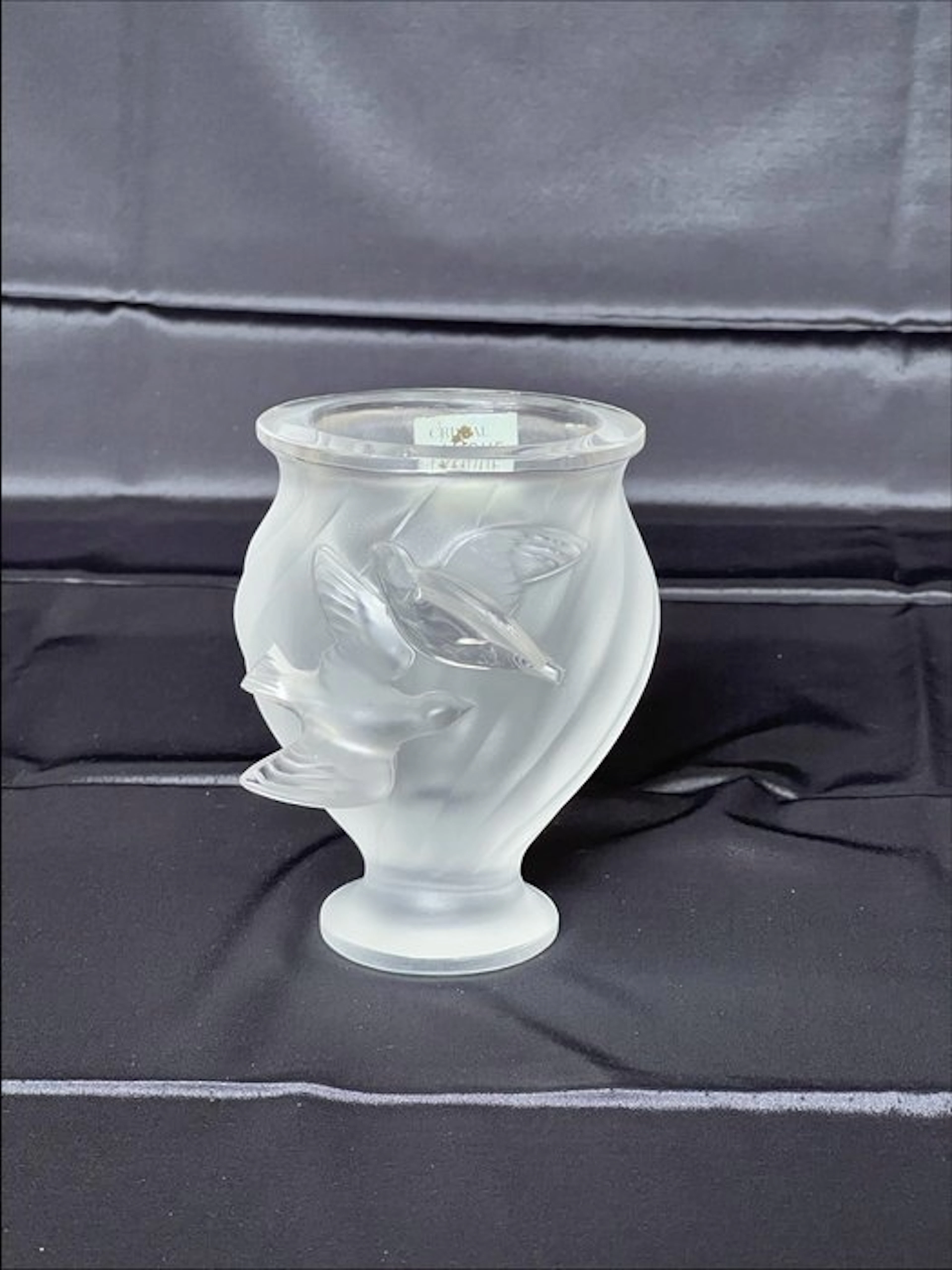 Lalique - Vase - Rosine - Crystal