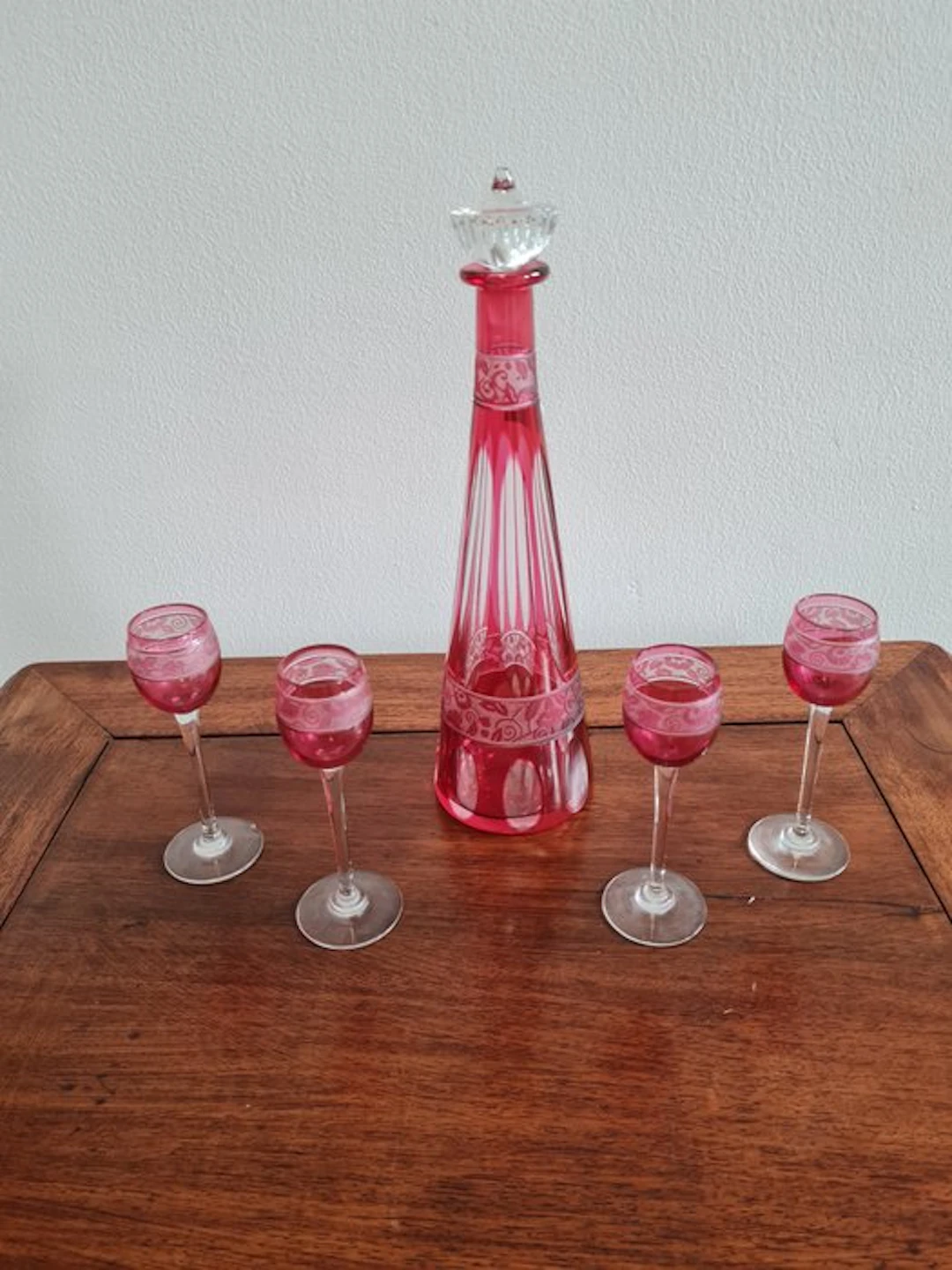 Nancy - Auguste HOUILLON - Carafe (5) - Crystal - Bacarat Crystal