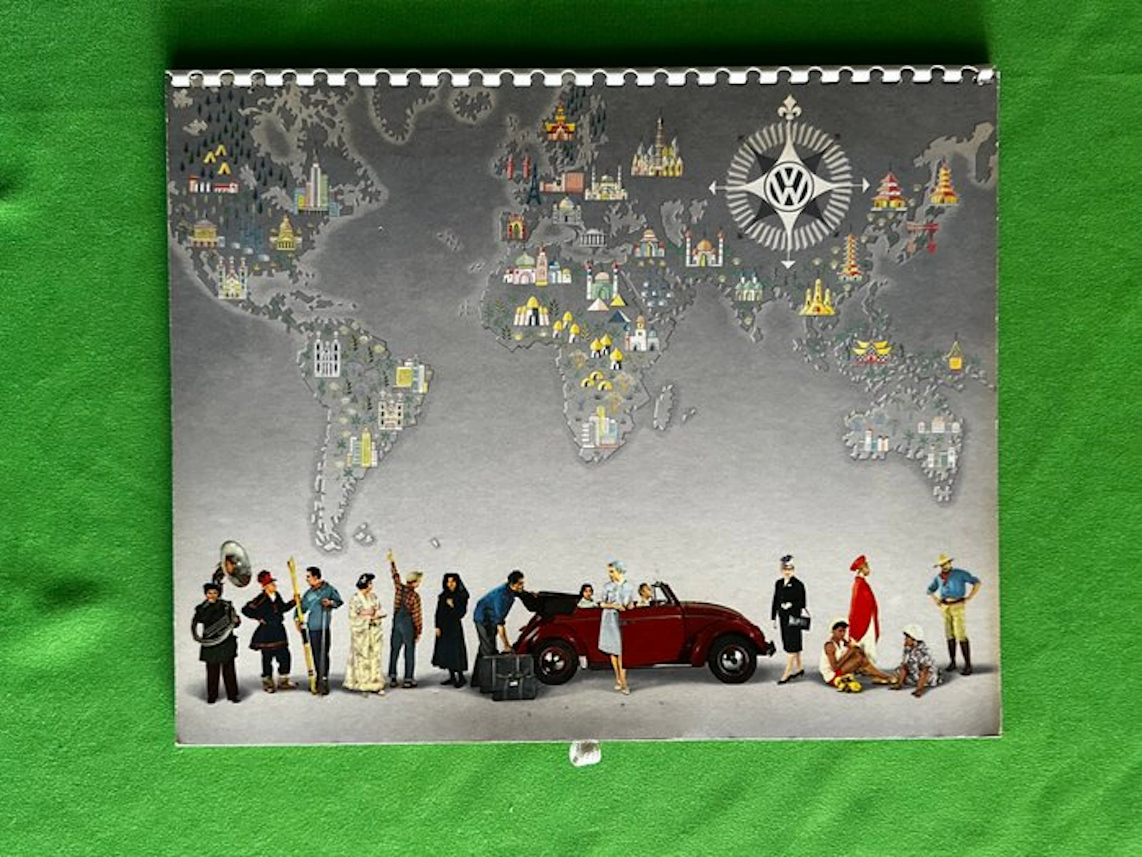 Calendar - Volkswagen - Beetle - T1 - Karmann Ghia - 1960