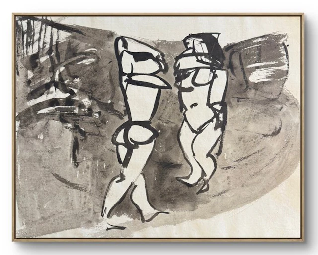 Marcus de Vestele (1941-2024) - Composition Cobra « Les...
