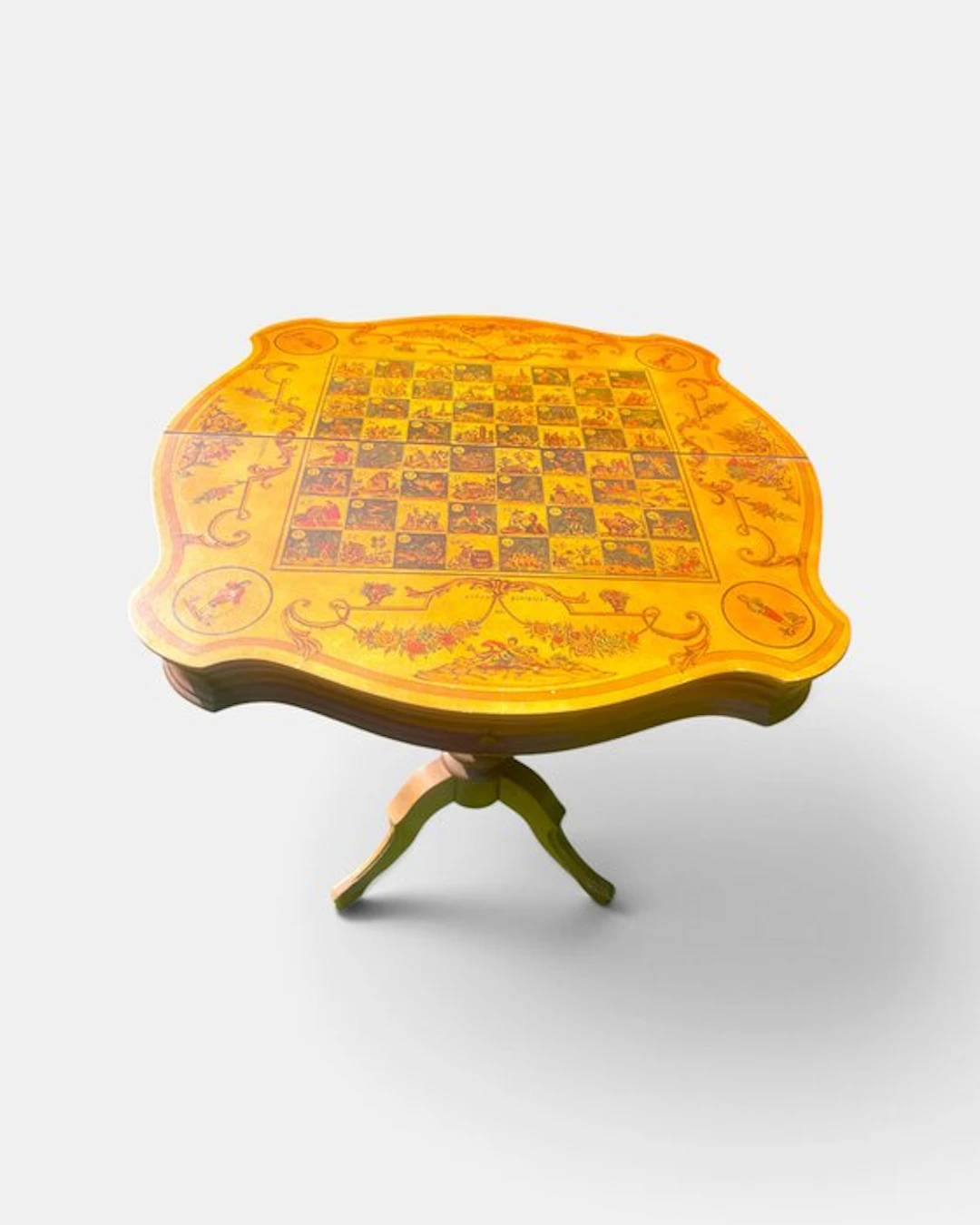 Italy – Gioco del Biribisso folding gaming table / coffee...