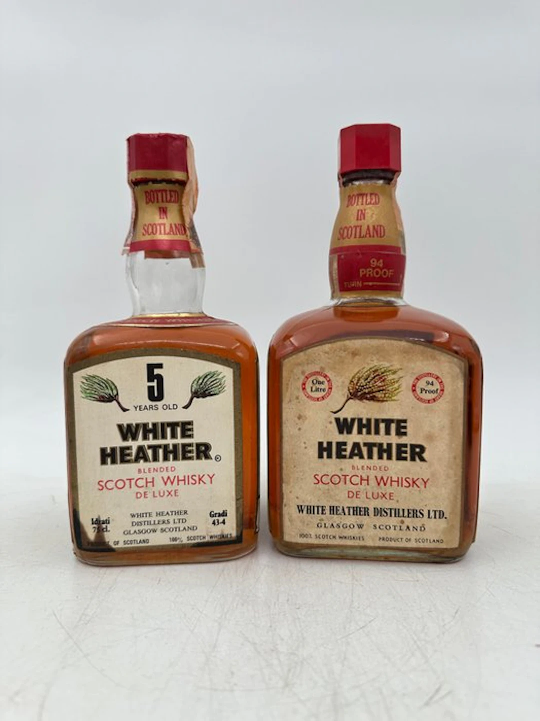 White Heather 5 years old & De Luxe - b