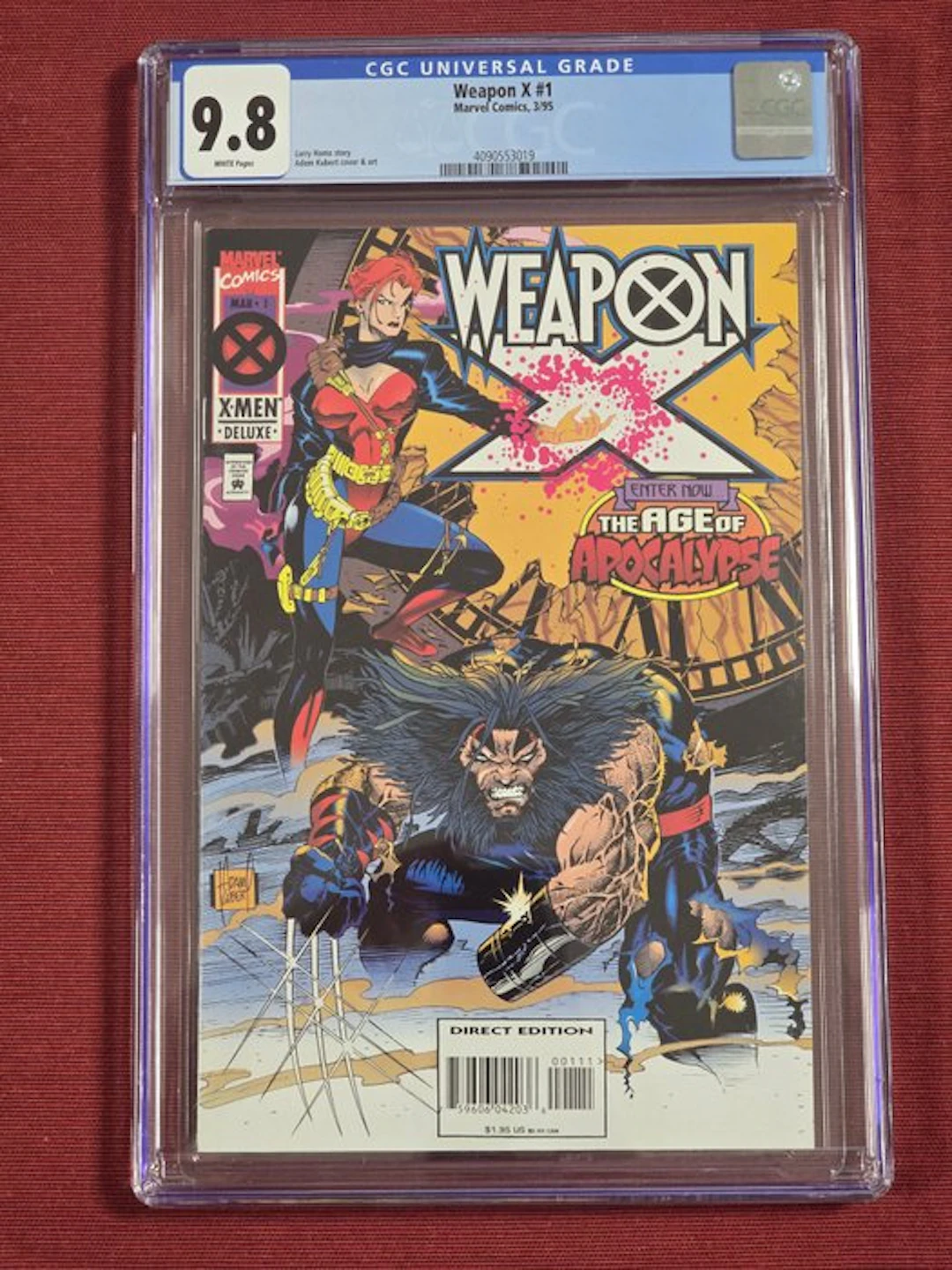 Weapon X #1 - 1 Graded comic - First edition - 1995 - CGC 9.8